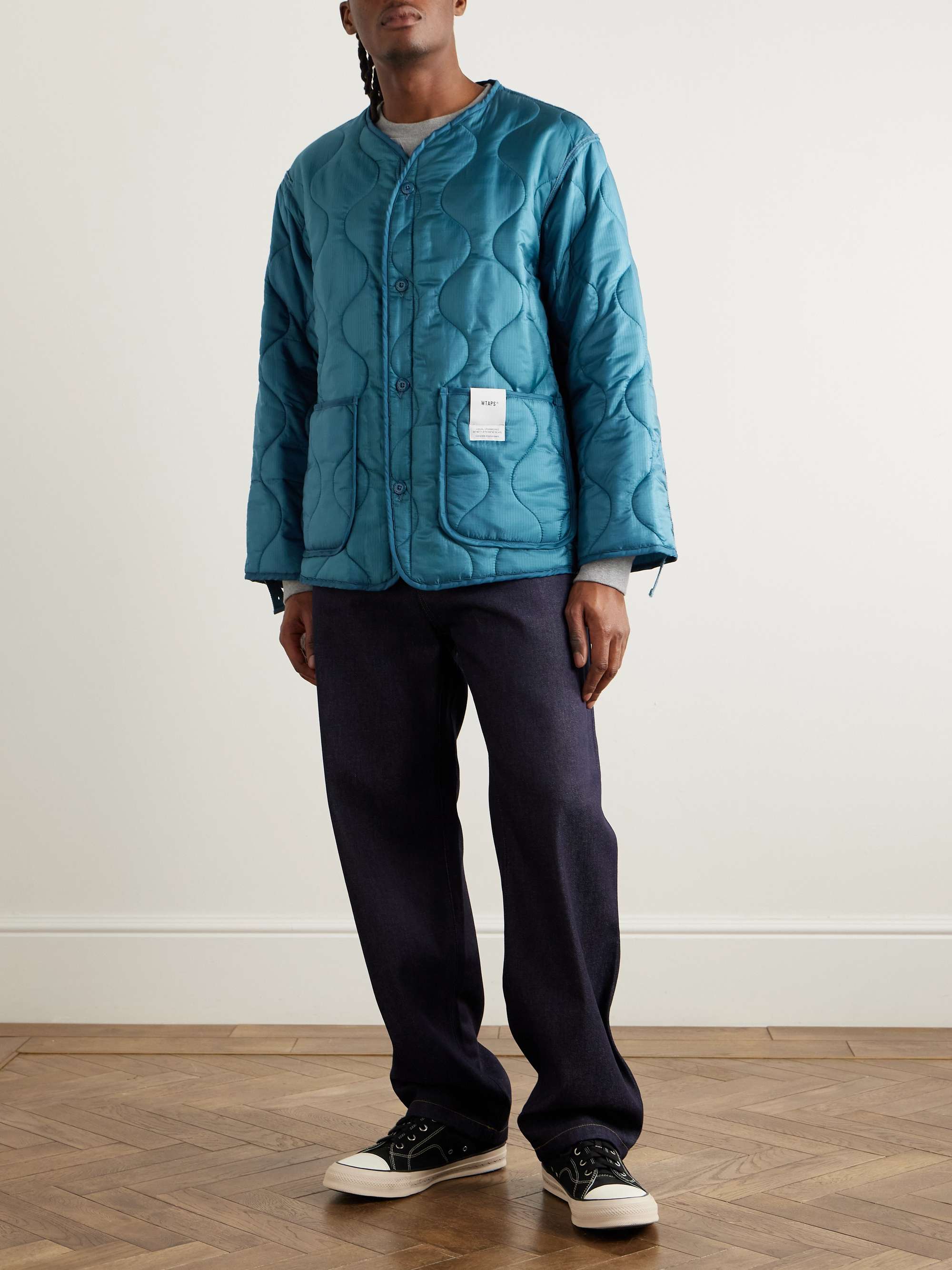 WLJ Logo-Appliquéd Quilted Nylon-Ripstop Jacket view