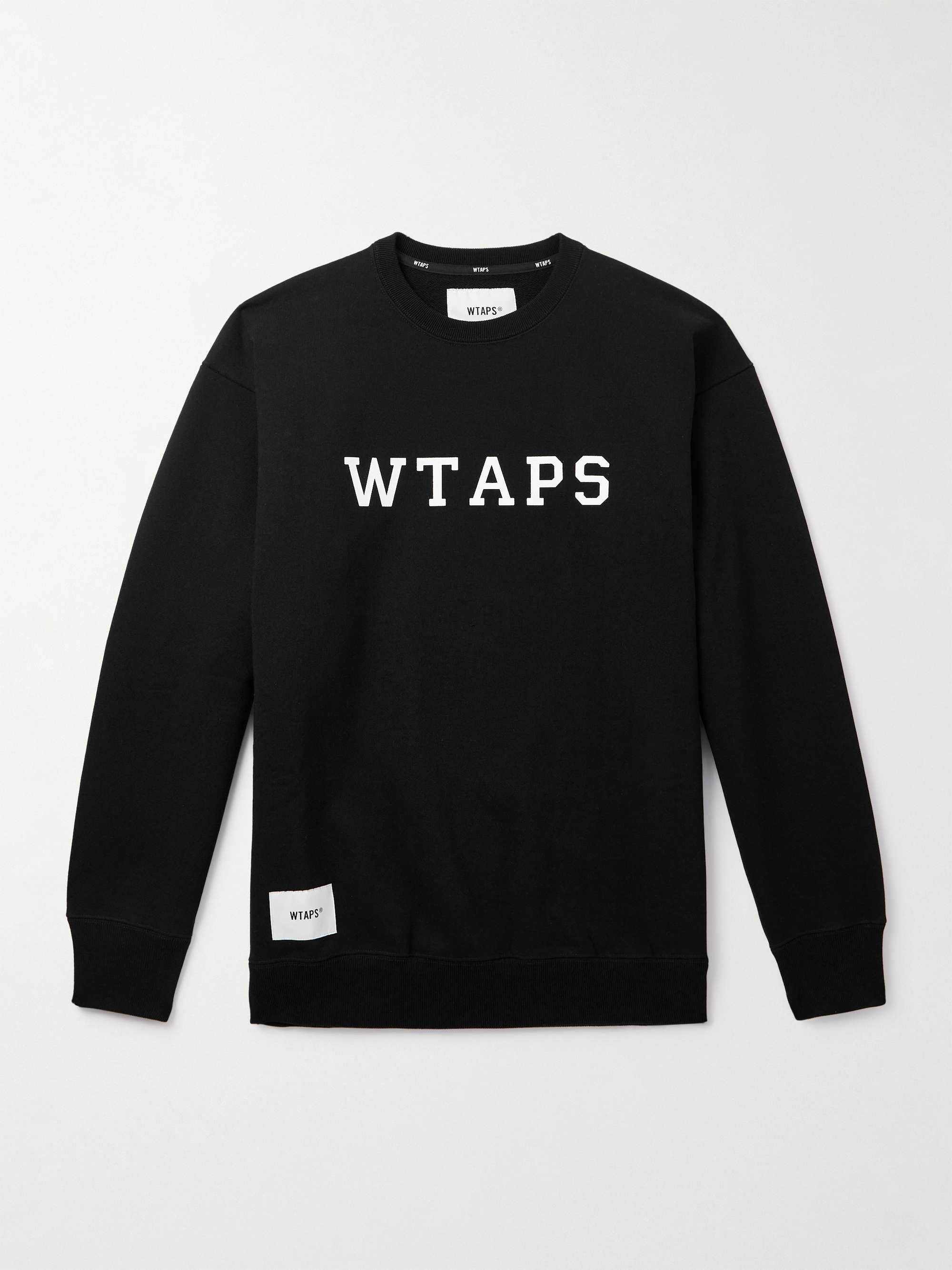 Academy Logo-Print Appliquéd Cotton-Jersey Sweatshirt view