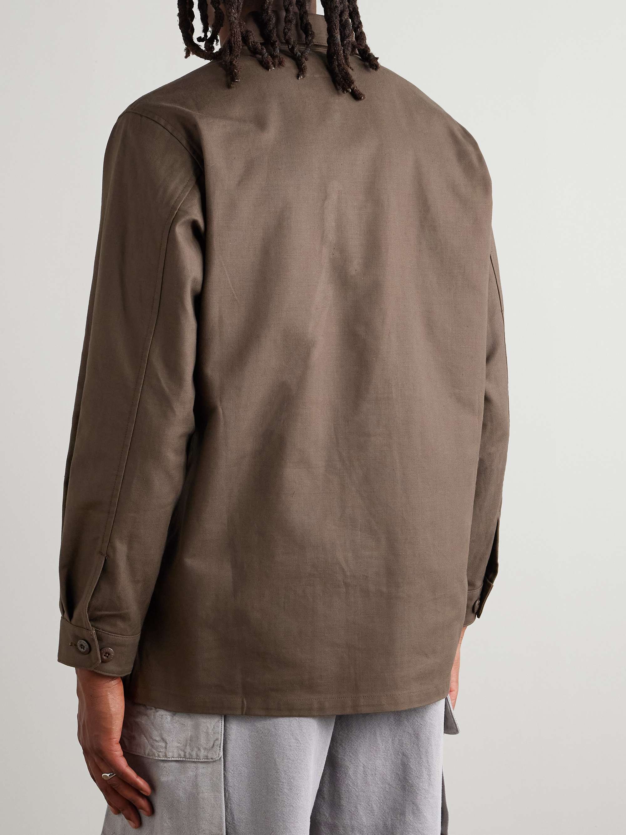 CBW Logo-Appliquéd Cotton-Twill Shirt view