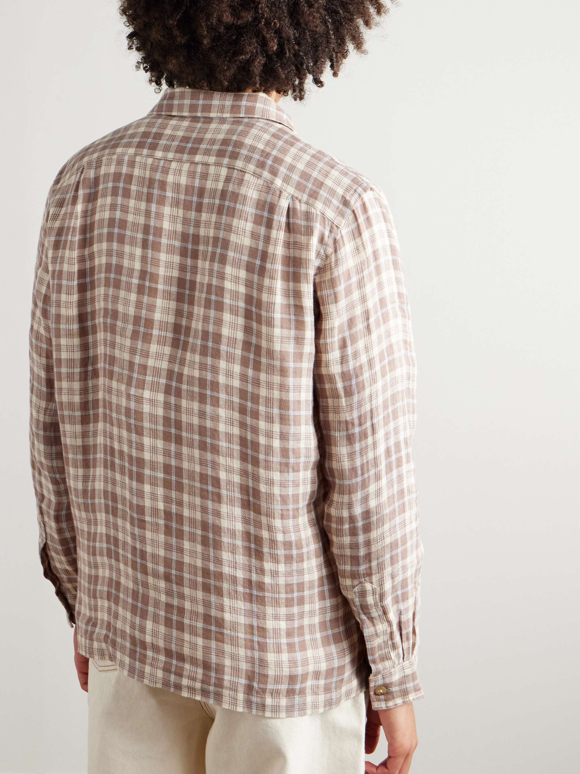 Checked Linen Shirt view