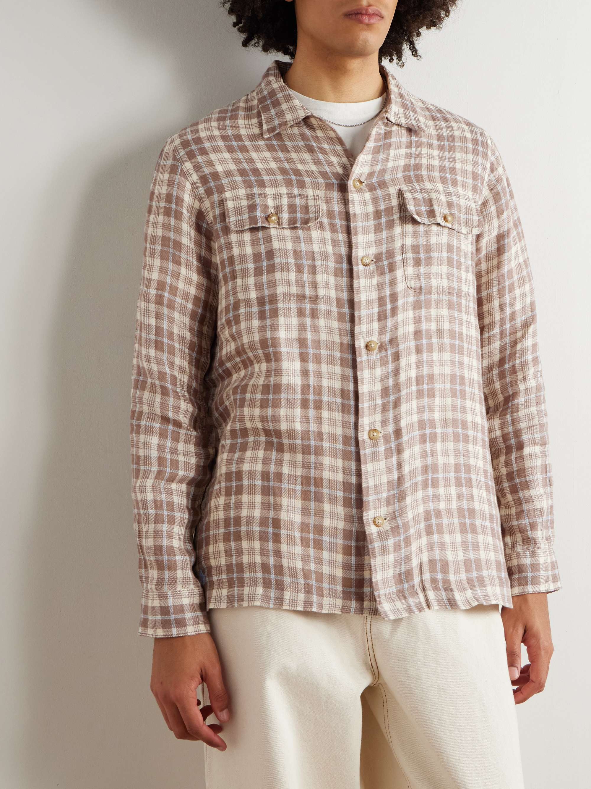 Checked Linen Shirt view
