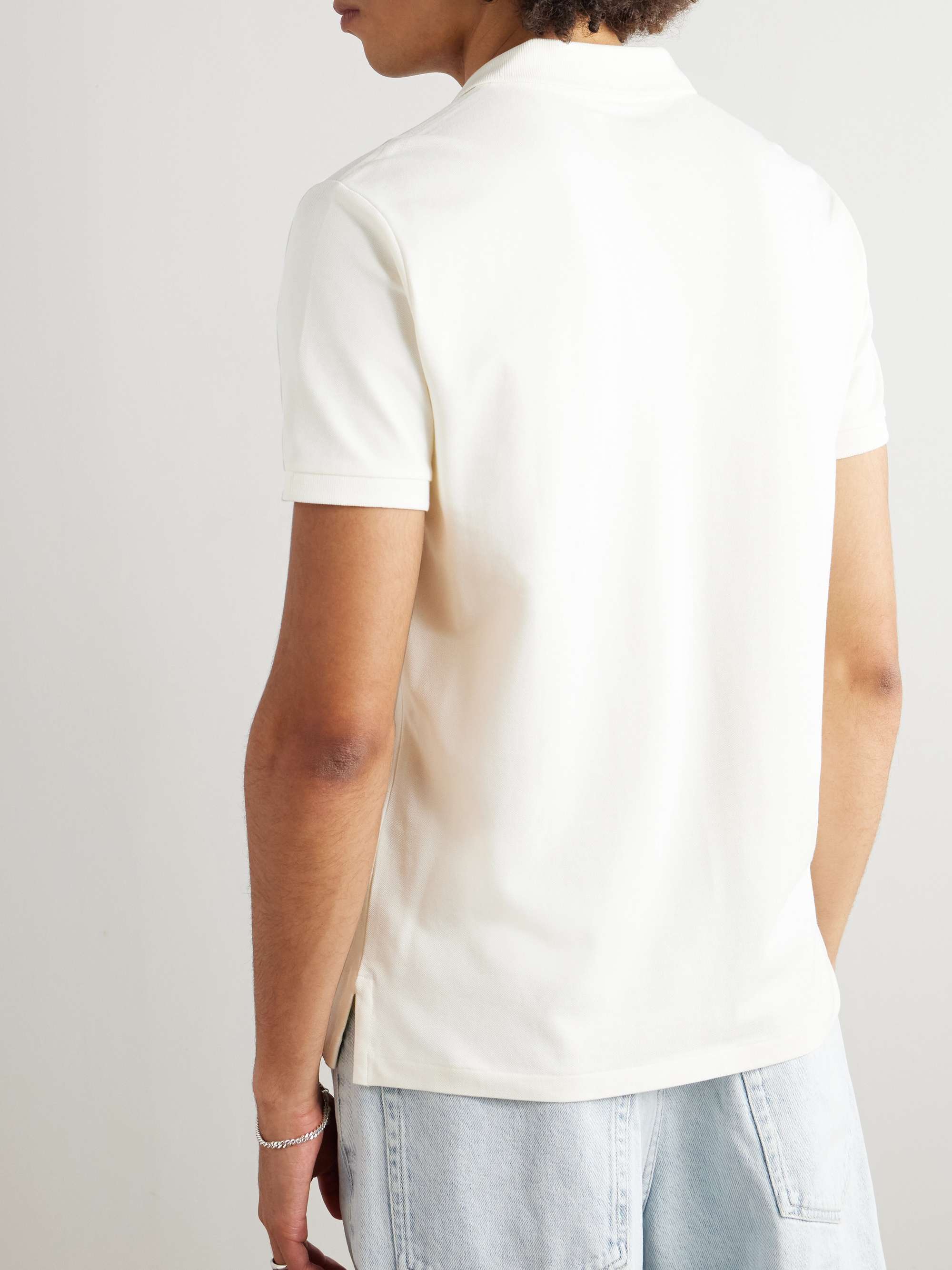 Logo-Embroidered Cotton-Blend Polo Shirt view