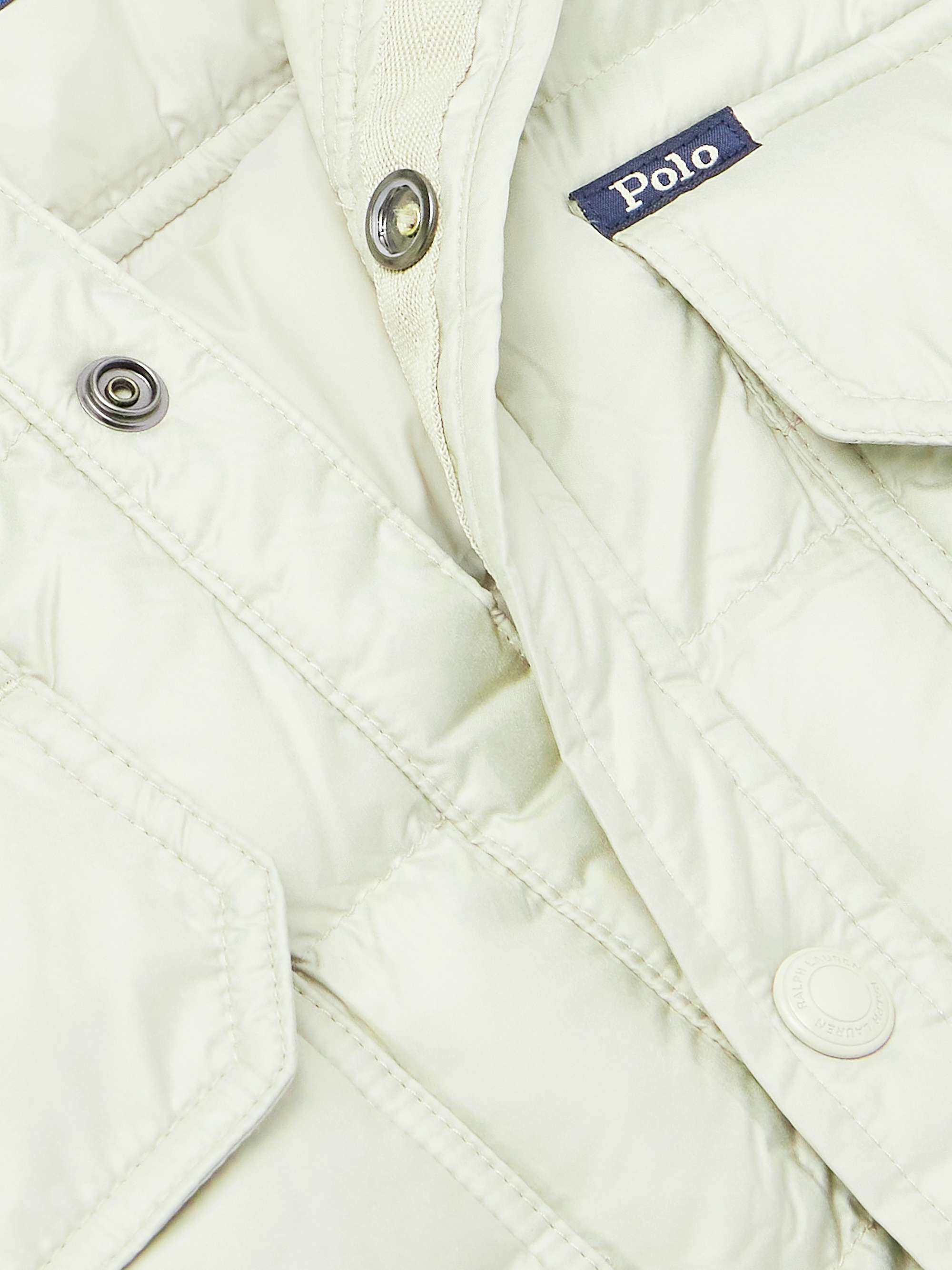 Slim-Fit Padded Quilted Shell Jacket view