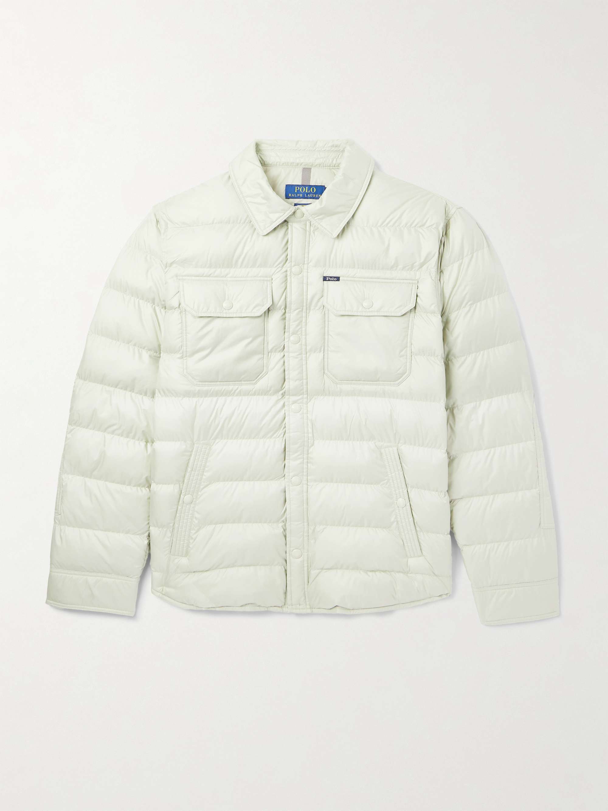 Slim-Fit Padded Quilted Shell Jacket view