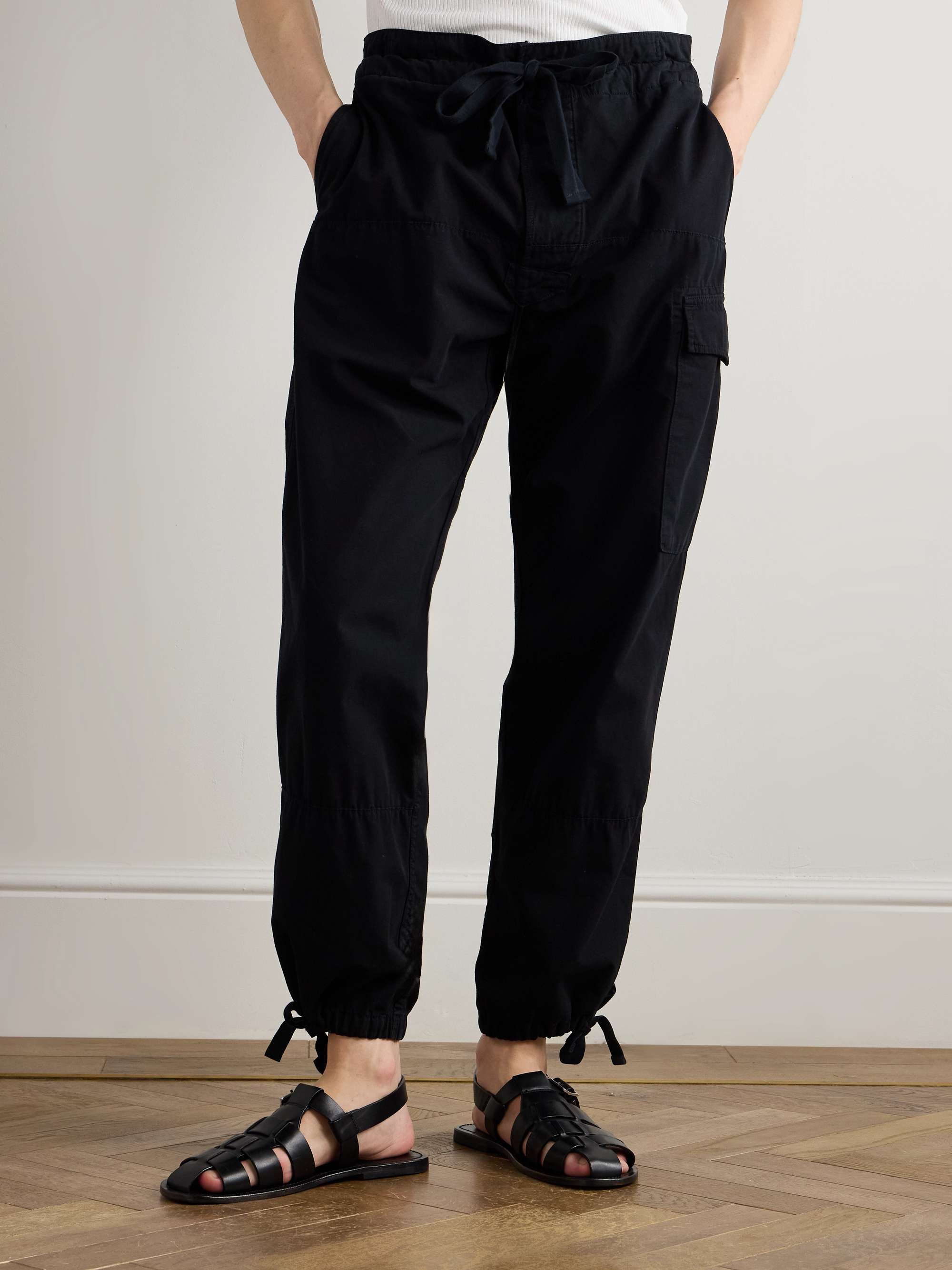 Beachconber Tapered Cotton-Canvas Cargo Trousers view