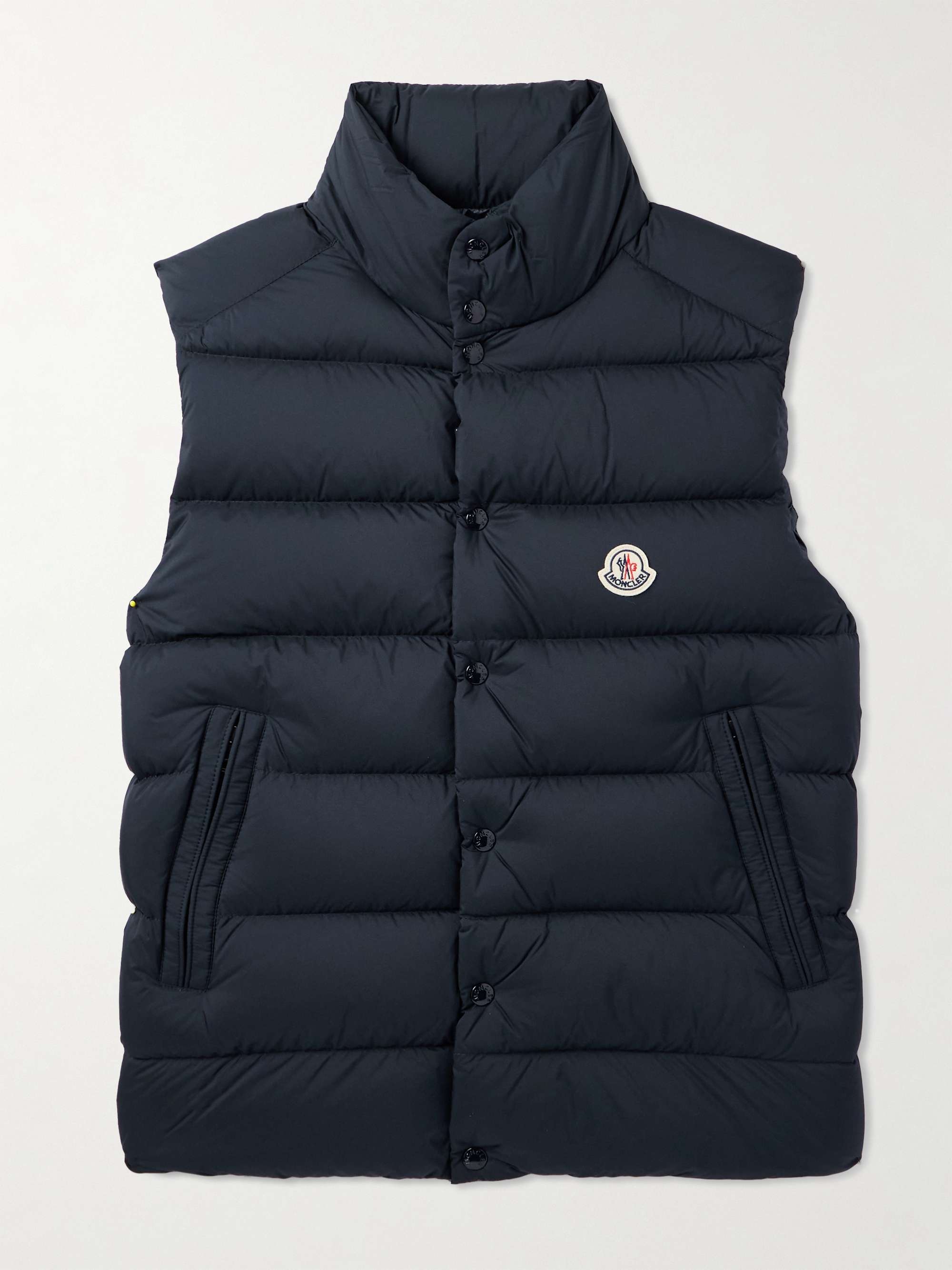 Tibb Logo-Appliquéd Quilted Shell Down Gilet view