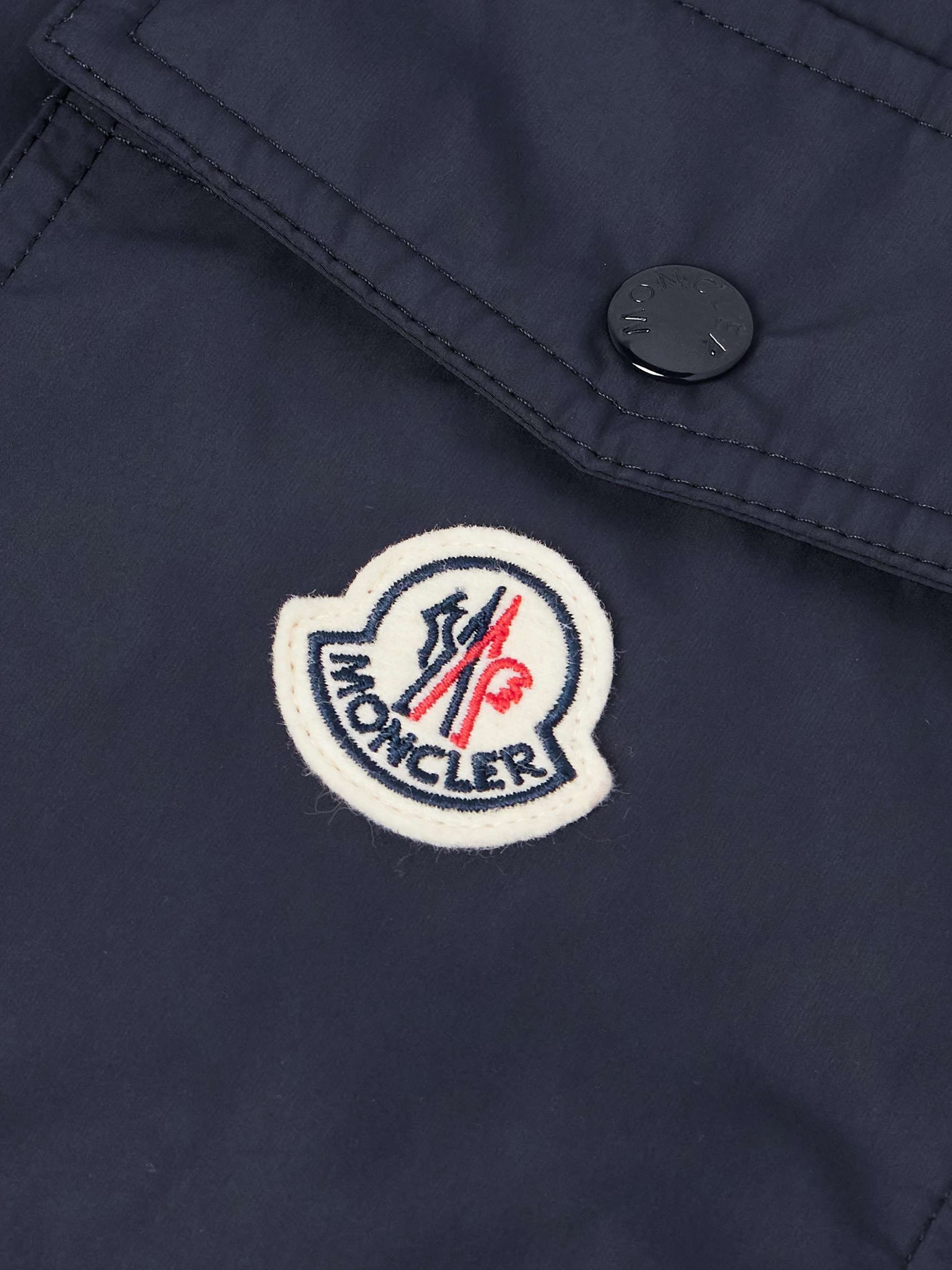 Vigeon Logo-Appliquéd Shell Down Shirt Jacket view
