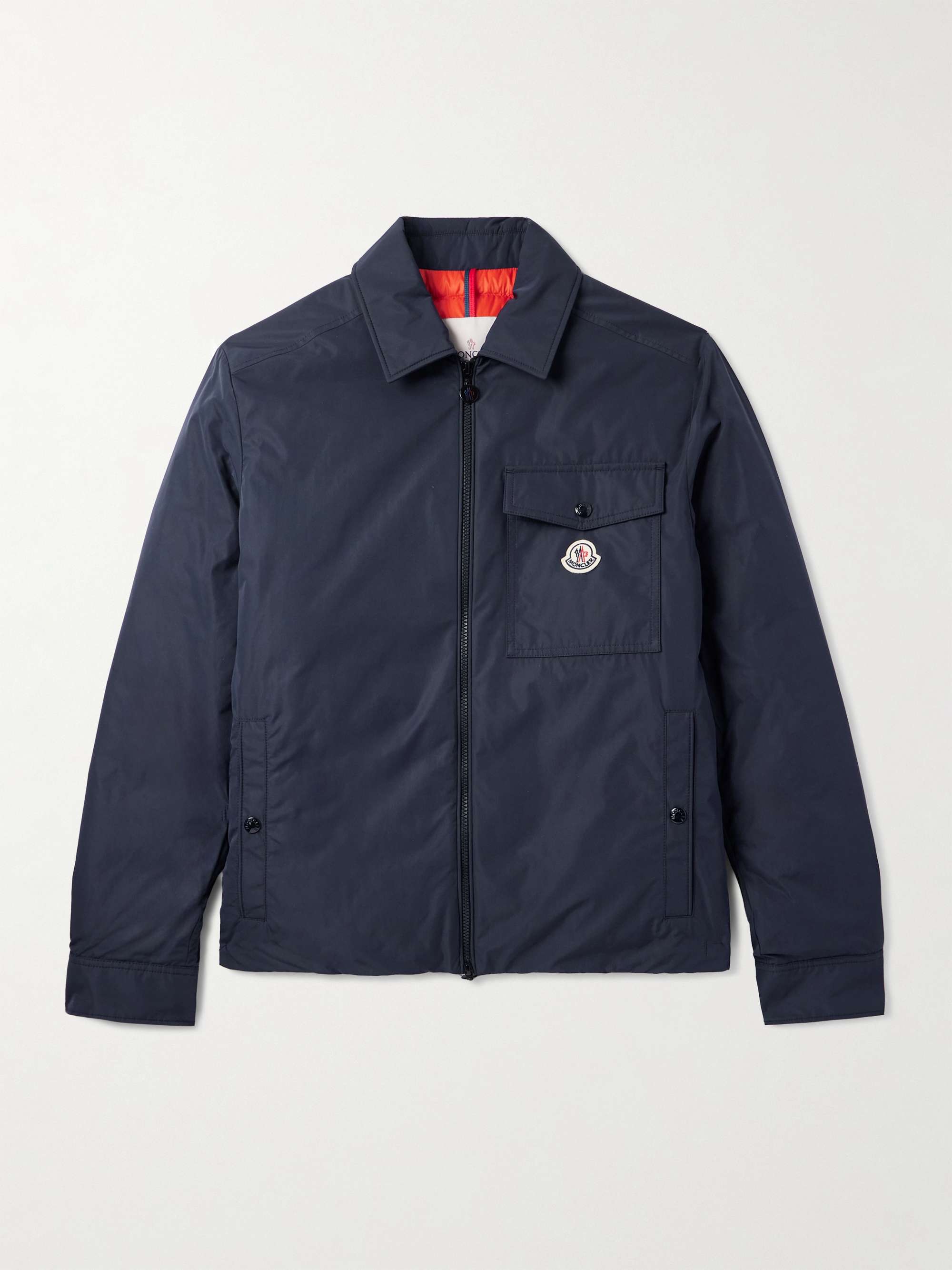 Vigeon Logo-Appliquéd Shell Down Shirt Jacket view