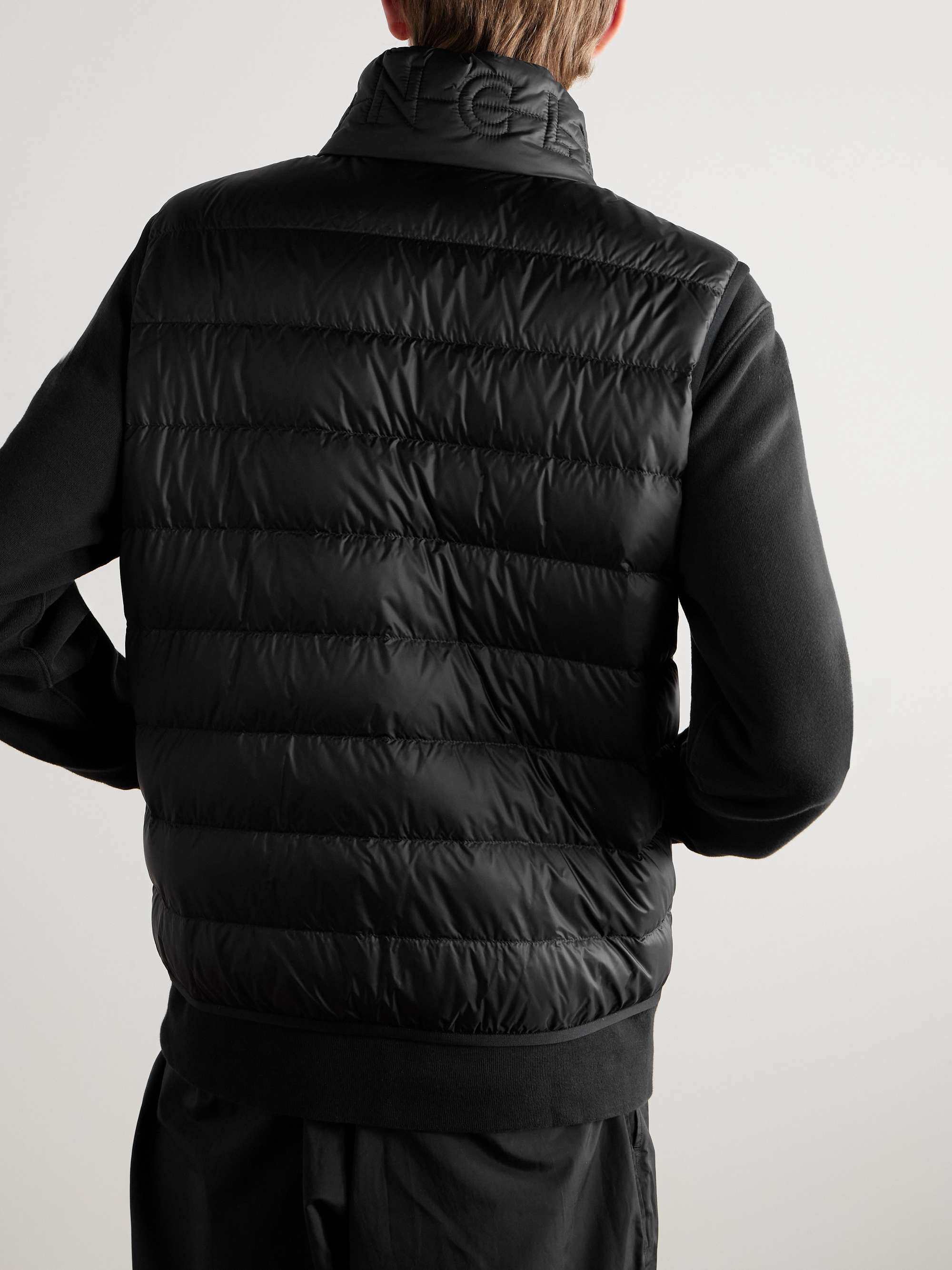 Rocoque Logo-Appliquéd Quilted Shell Down Gilet view