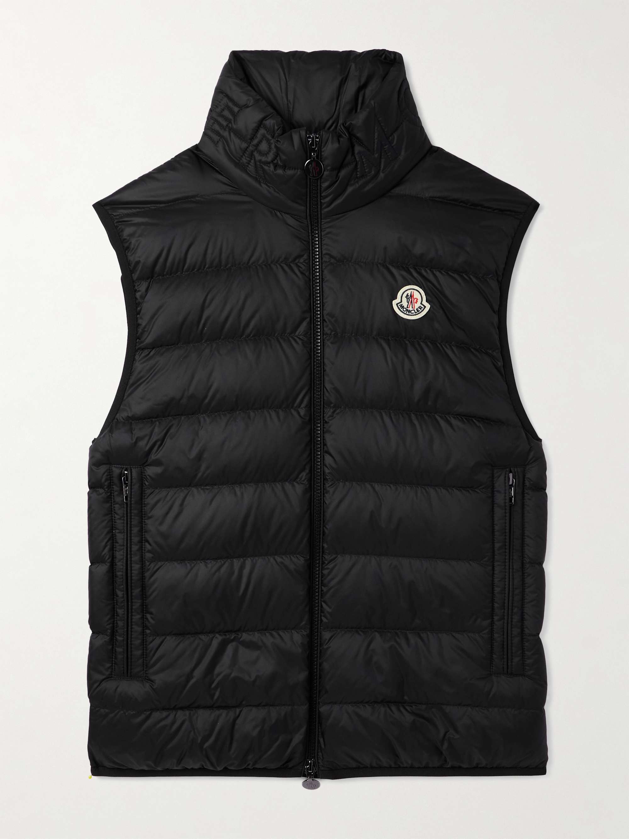 Rocoque Logo-Appliquéd Quilted Shell Down Gilet view