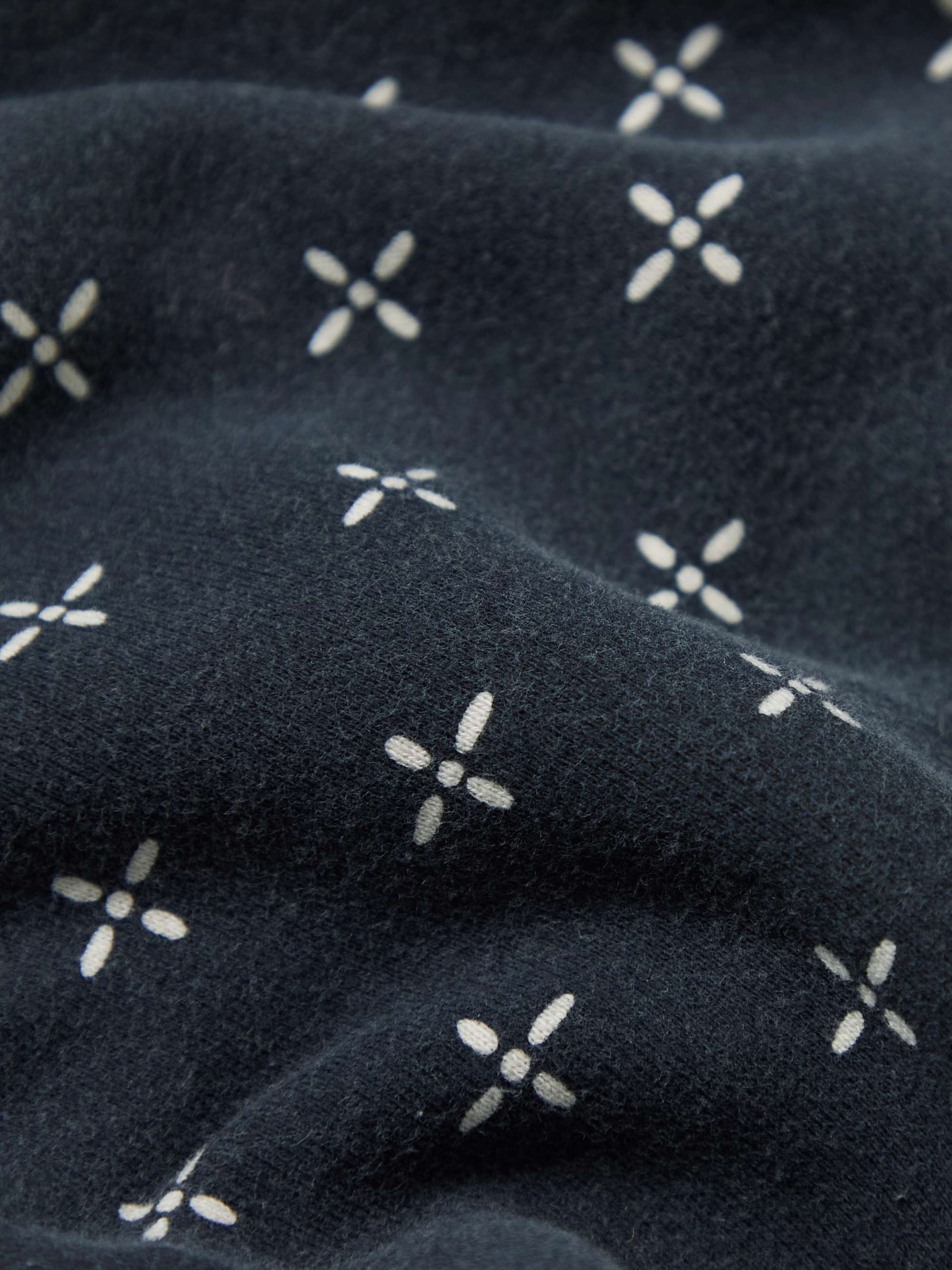 Bandana-Print Cotton-Jersey and Quilted Shell Sweatshirt view