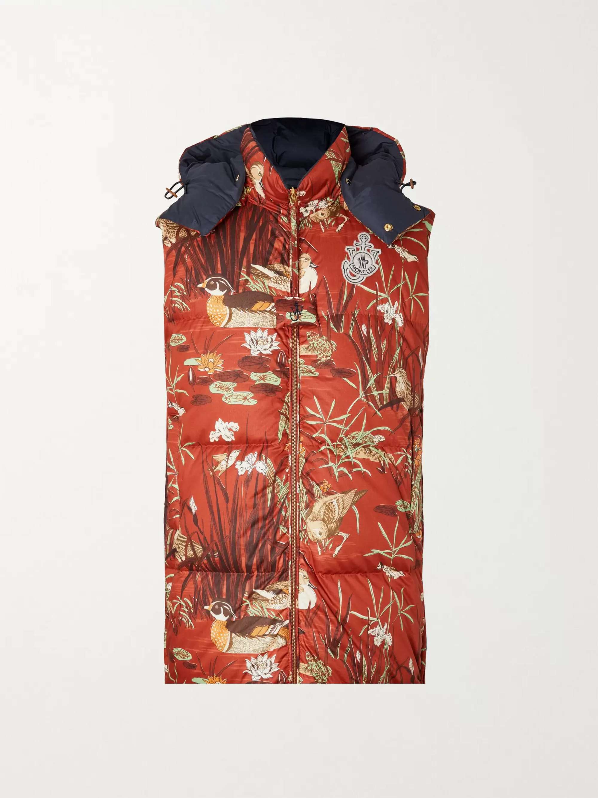 1 Moncler JW Anderson Battersea Reversible Logo-Appliquéd Printed Cotton Gilet view