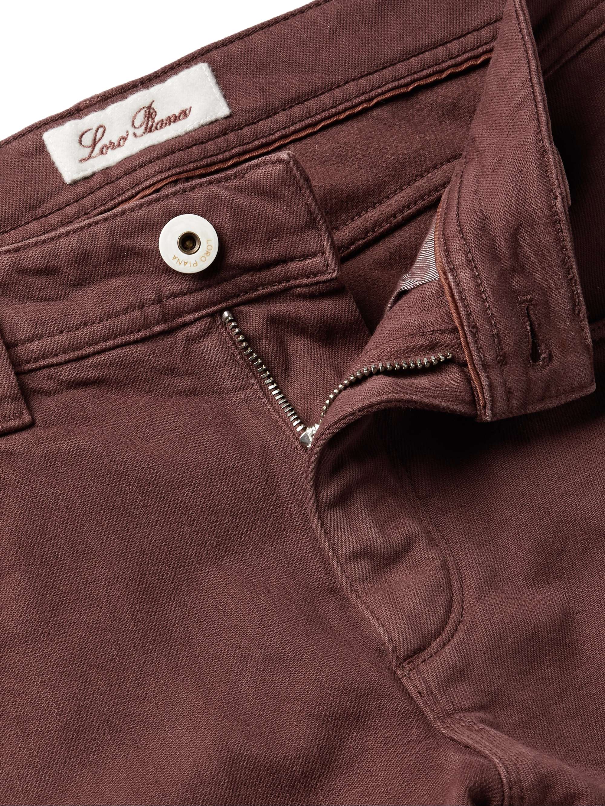 Slim-Fit Rain System Denim Jeans view