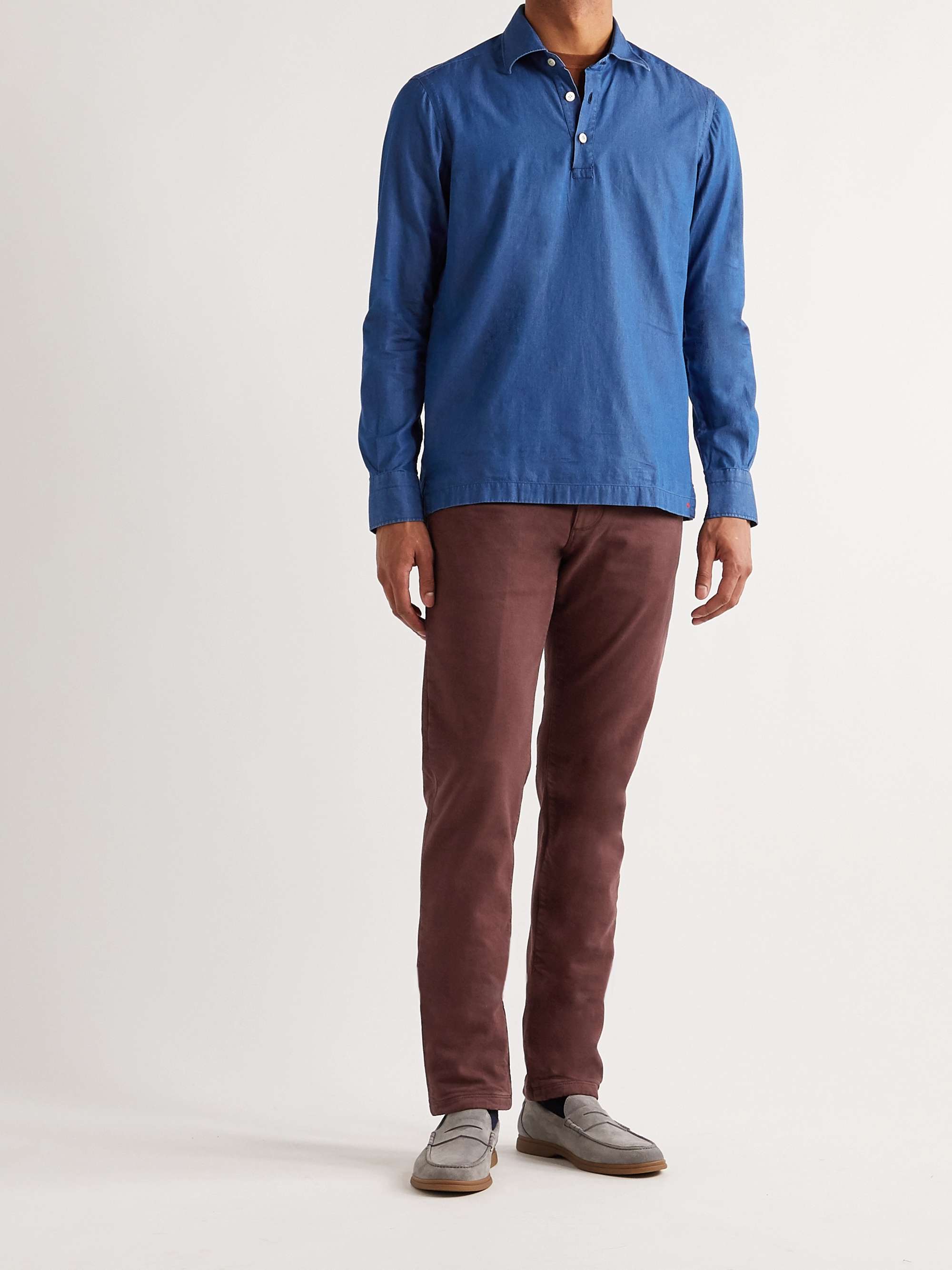 Slim-Fit Rain System Denim Jeans view
