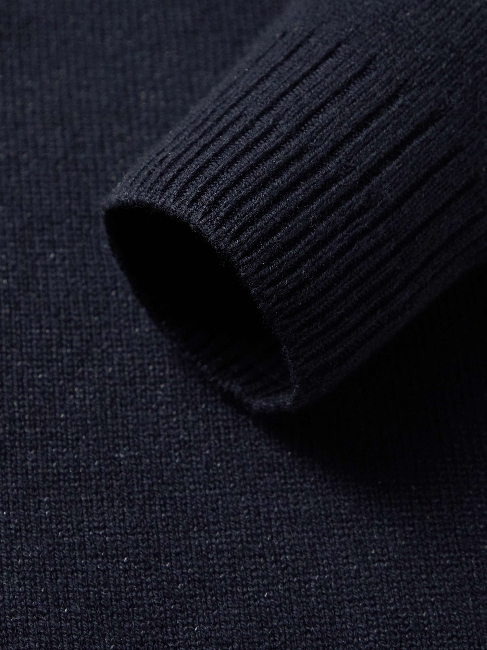 Mélange Baby Cashmere and Silk-Blend Zip-Up Cardigan view