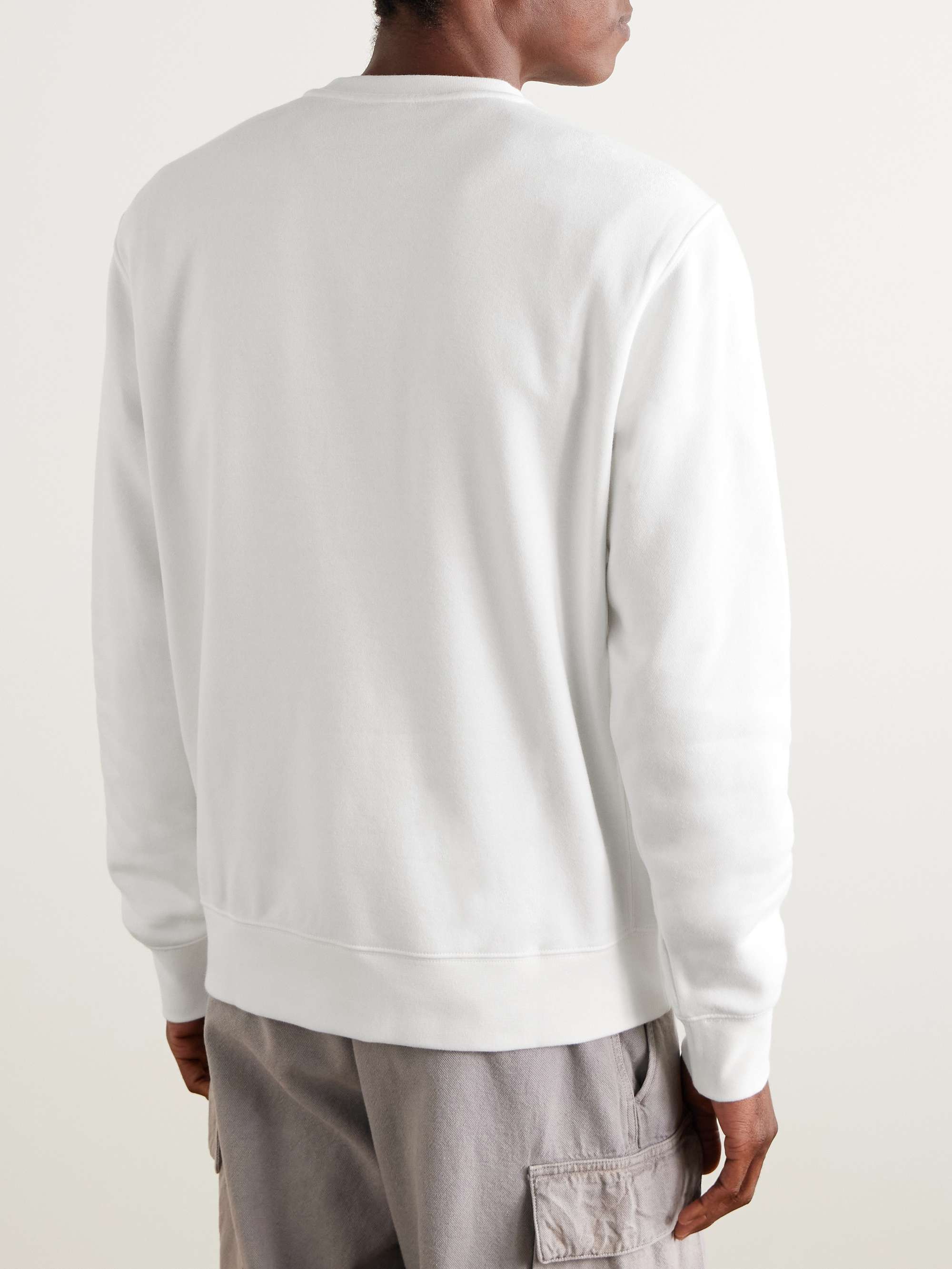 NSW Logo-Embroidered Cotton-Blend Jersey Sweatshirt view