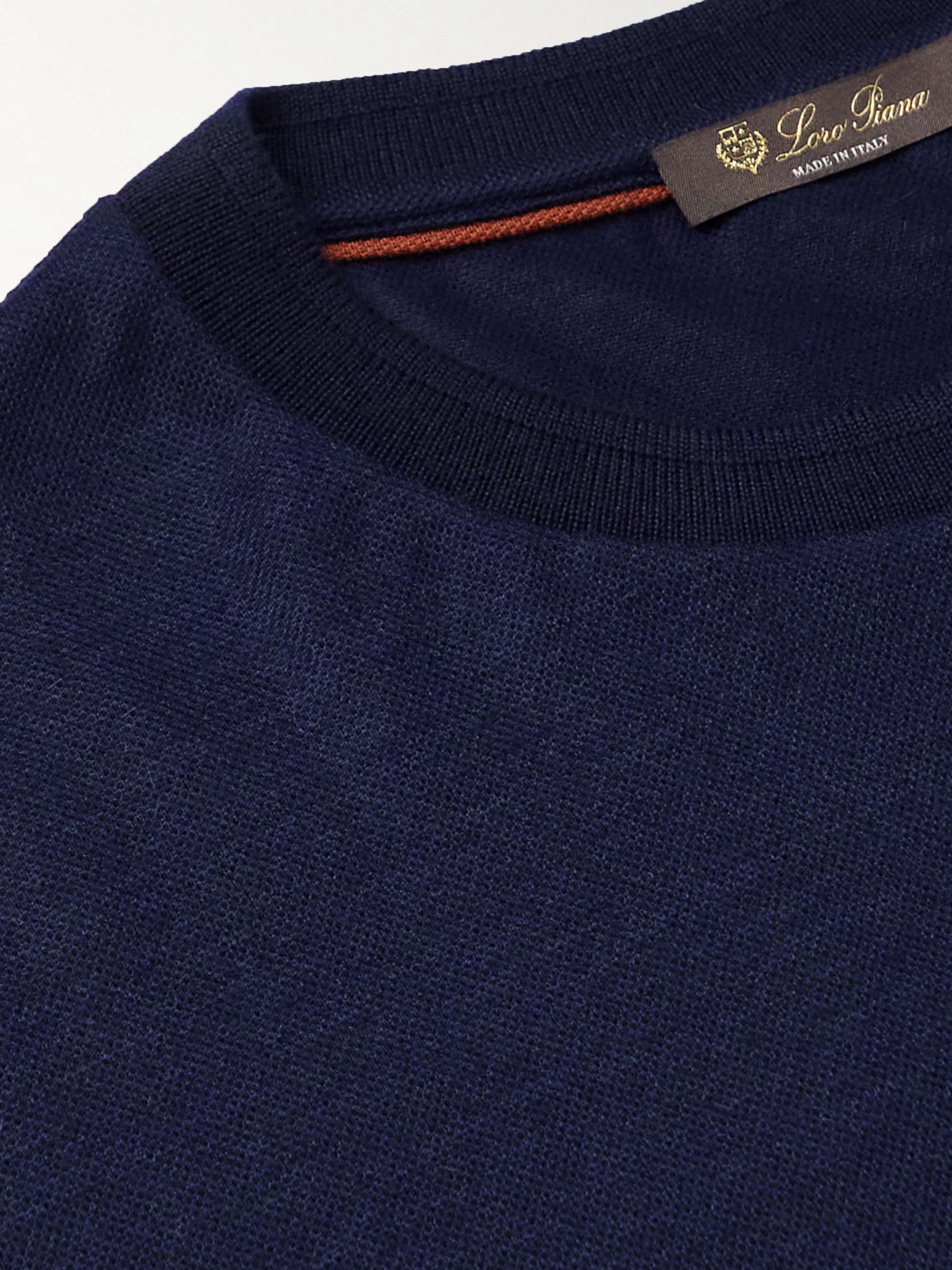 Cashmere-Piqué T-Shirt view