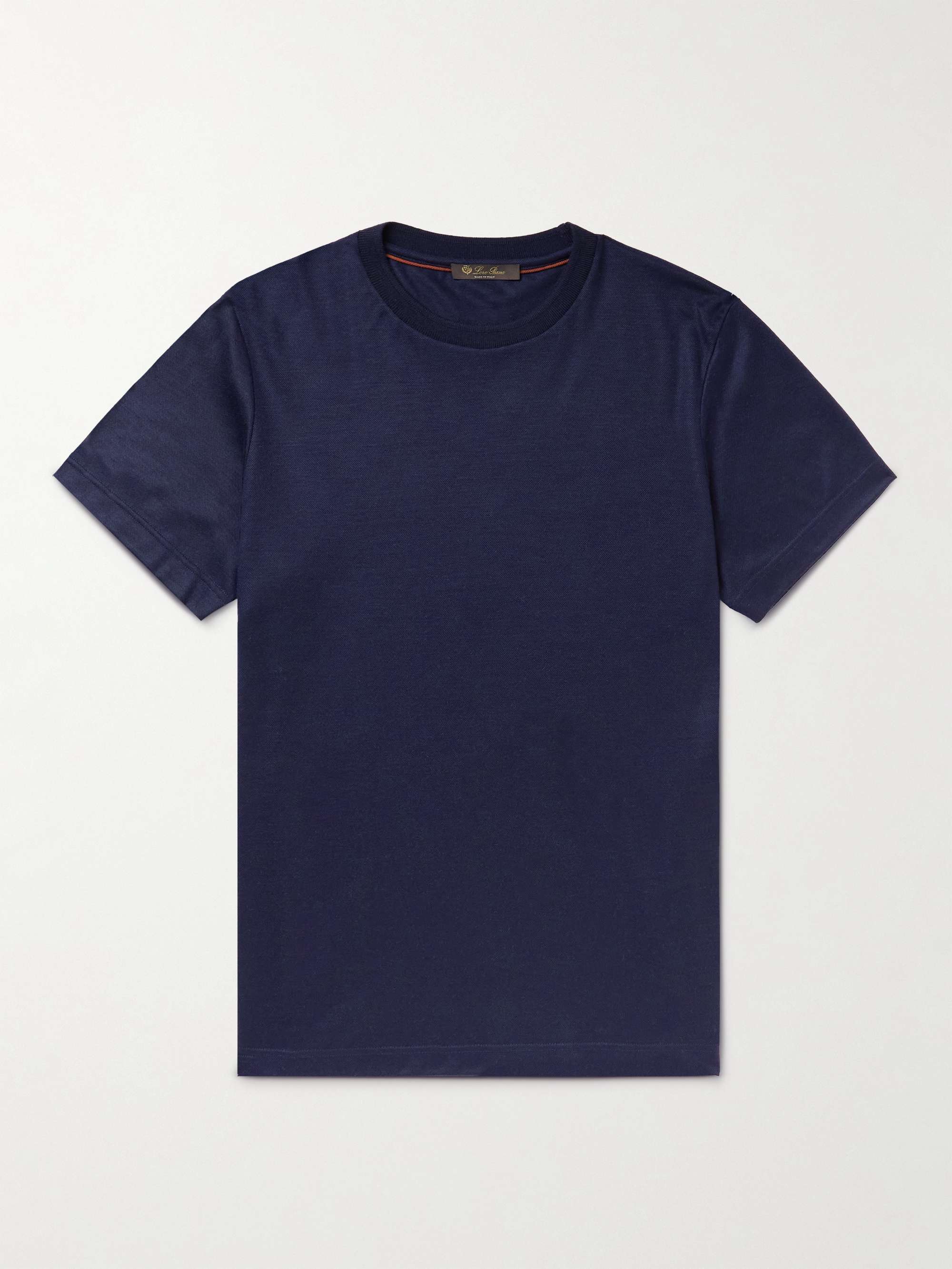 Cashmere-Piqué T-Shirt view