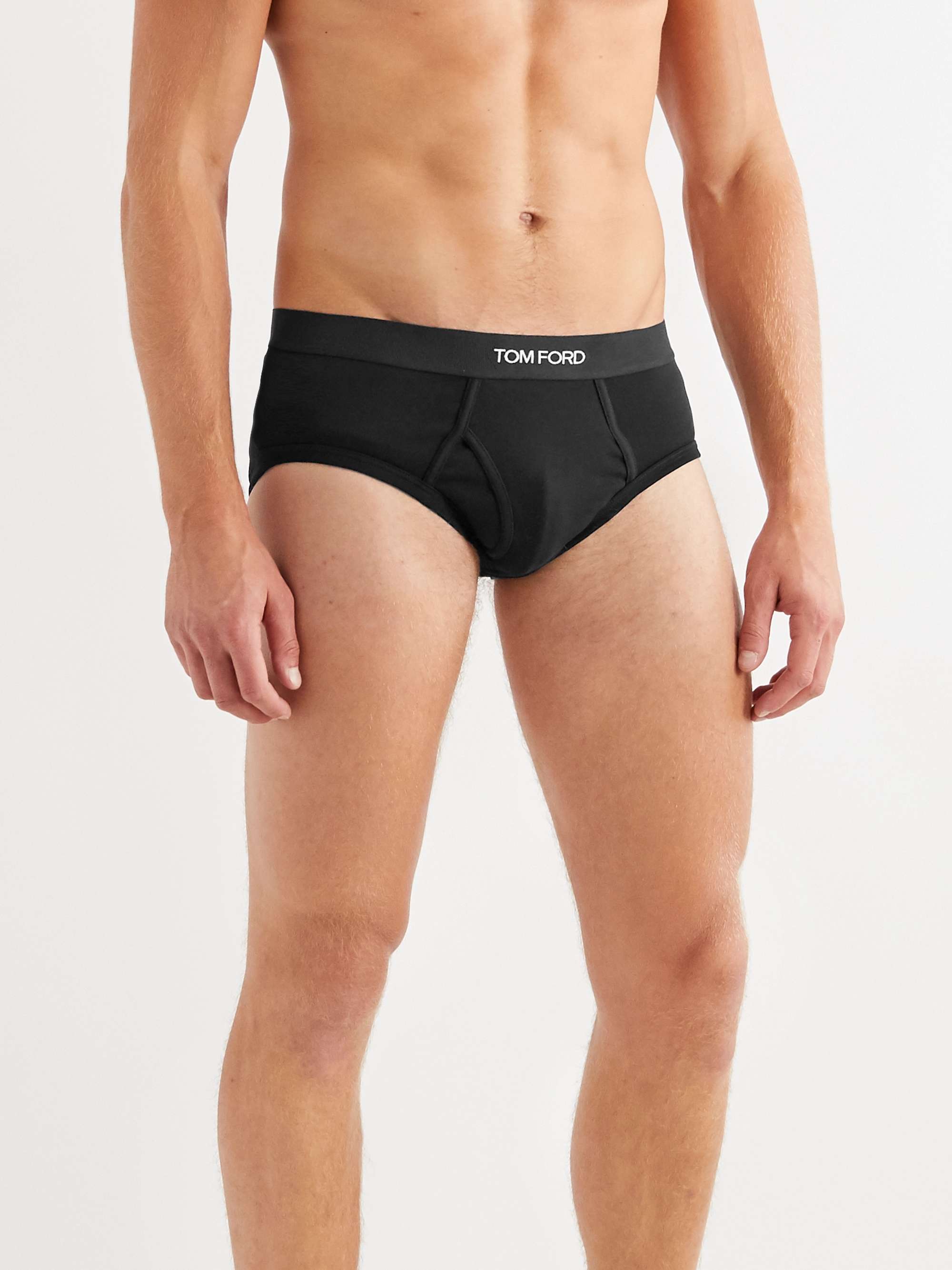 Two-Pack Stretch-Cotton Briefs view