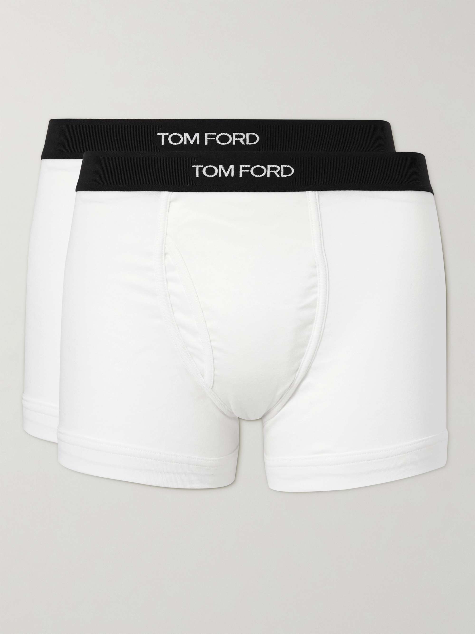 Two-Pack Stretch-Cotton Boxer Briefs view