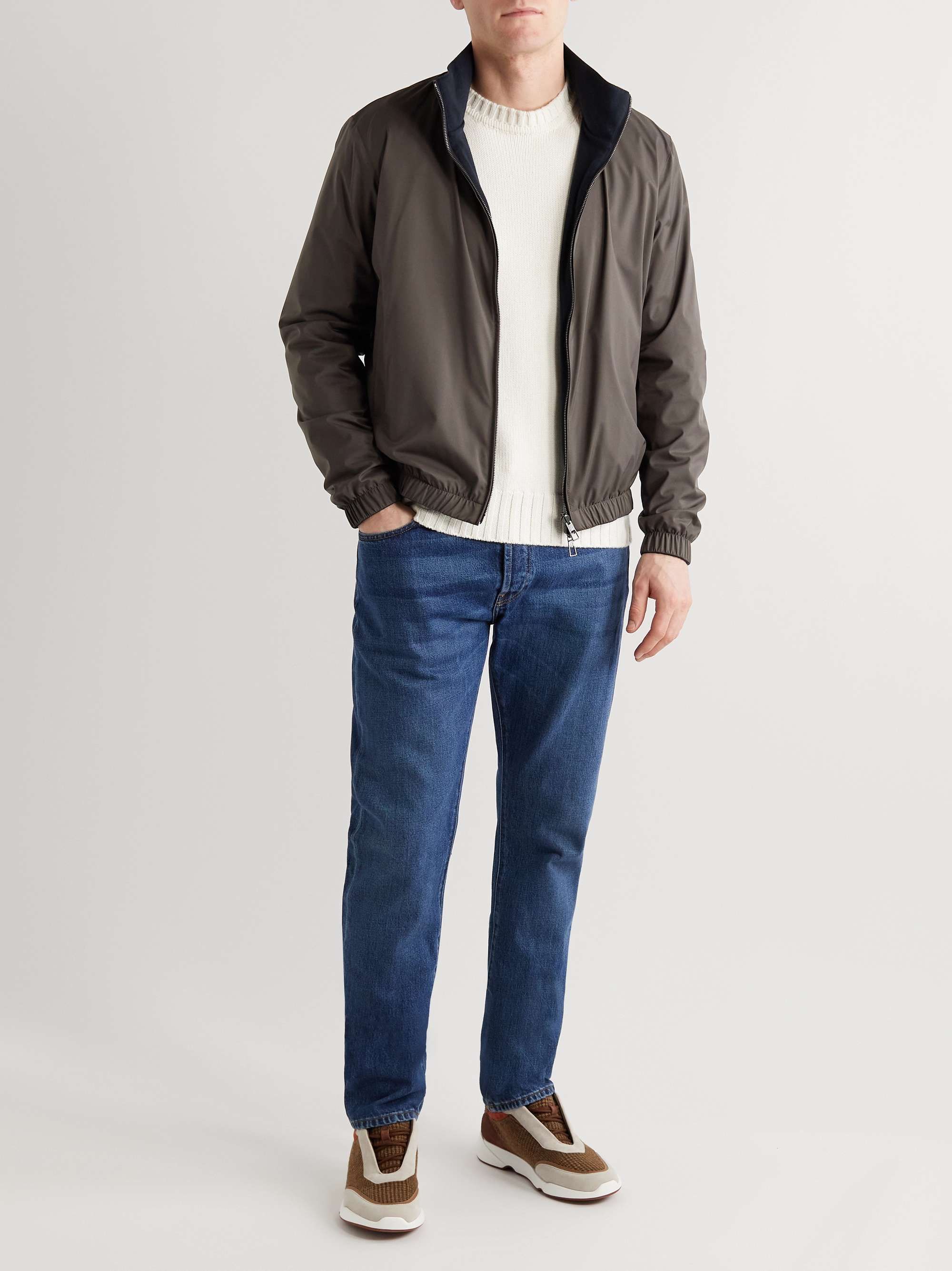 Windmate Reversible Shell and Cashmere Bomber Jacket view