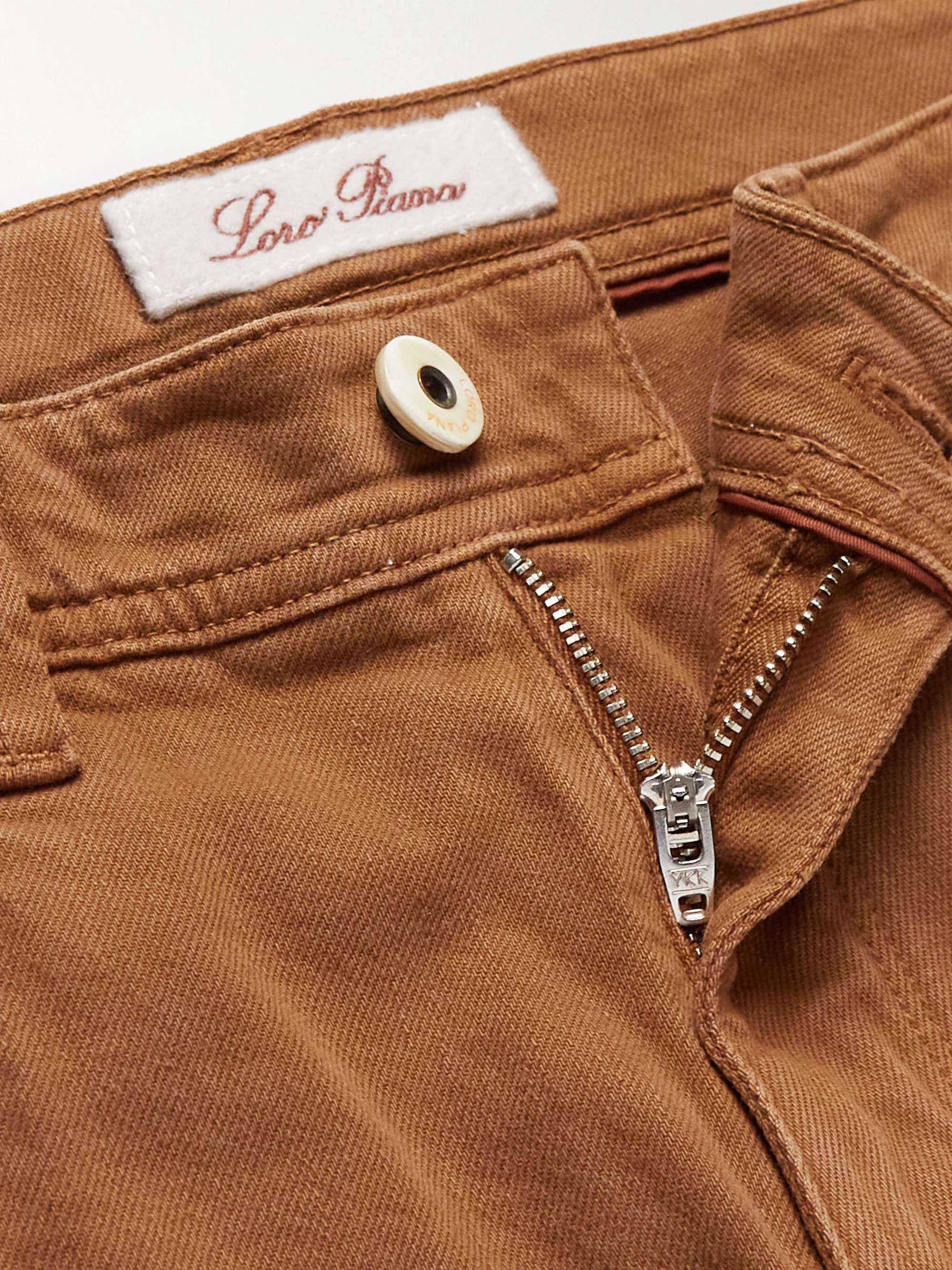 Straight-Leg Garment-Dyed Jeans view