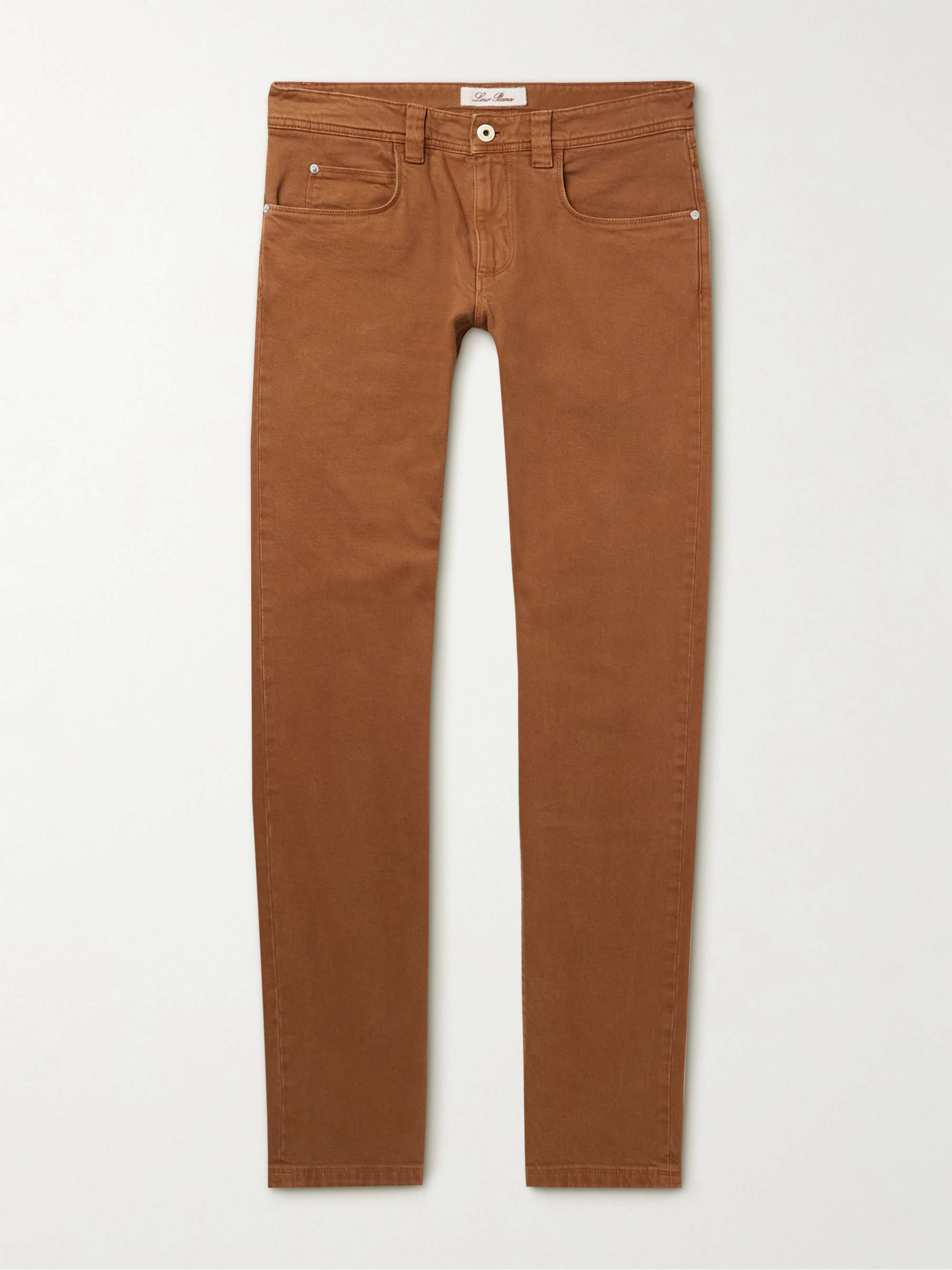Straight-Leg Garment-Dyed Jeans view