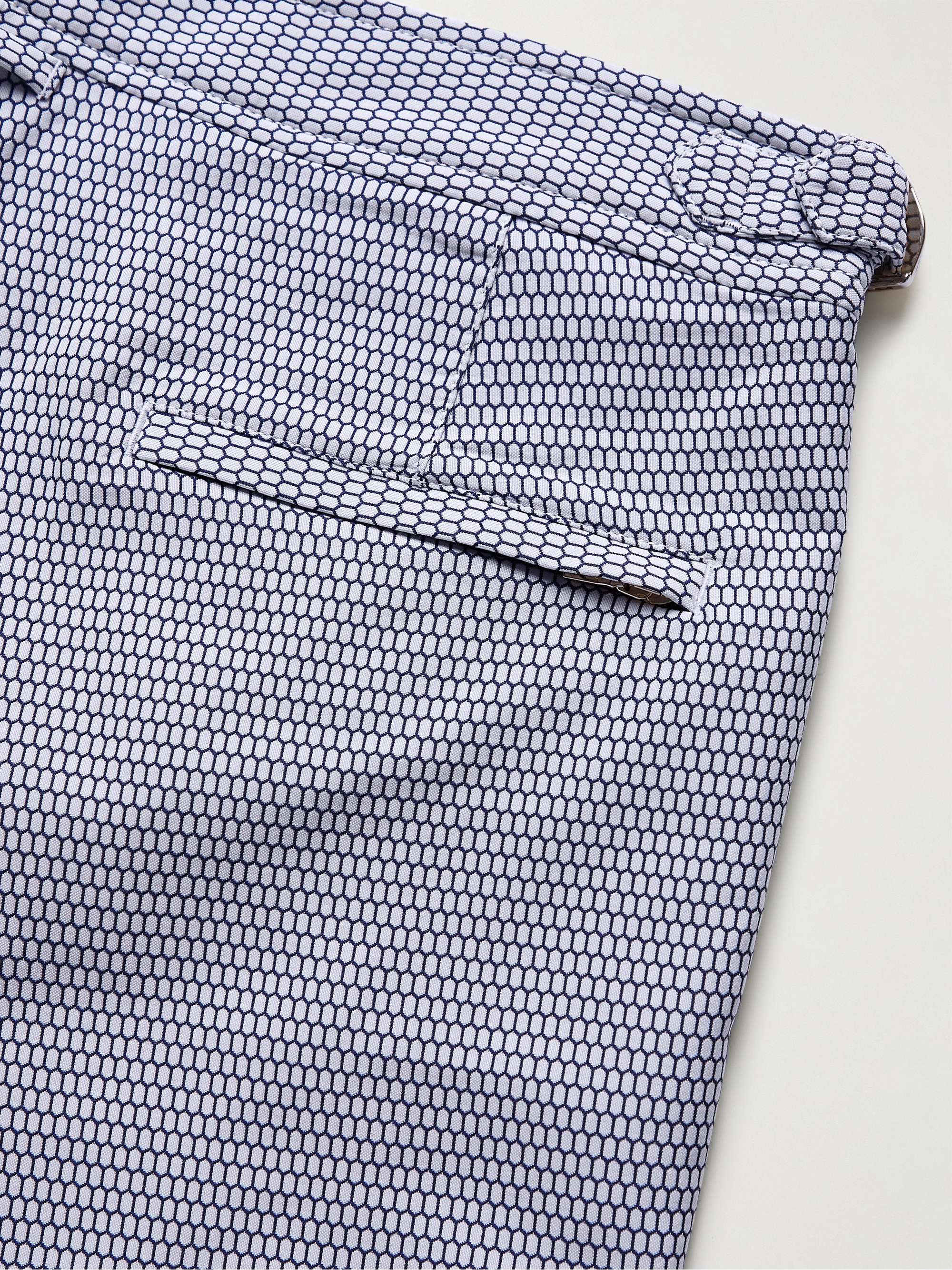 Bulldog X Fenella Slim-Fit Mid-Length Jacquard Swim Shorts view