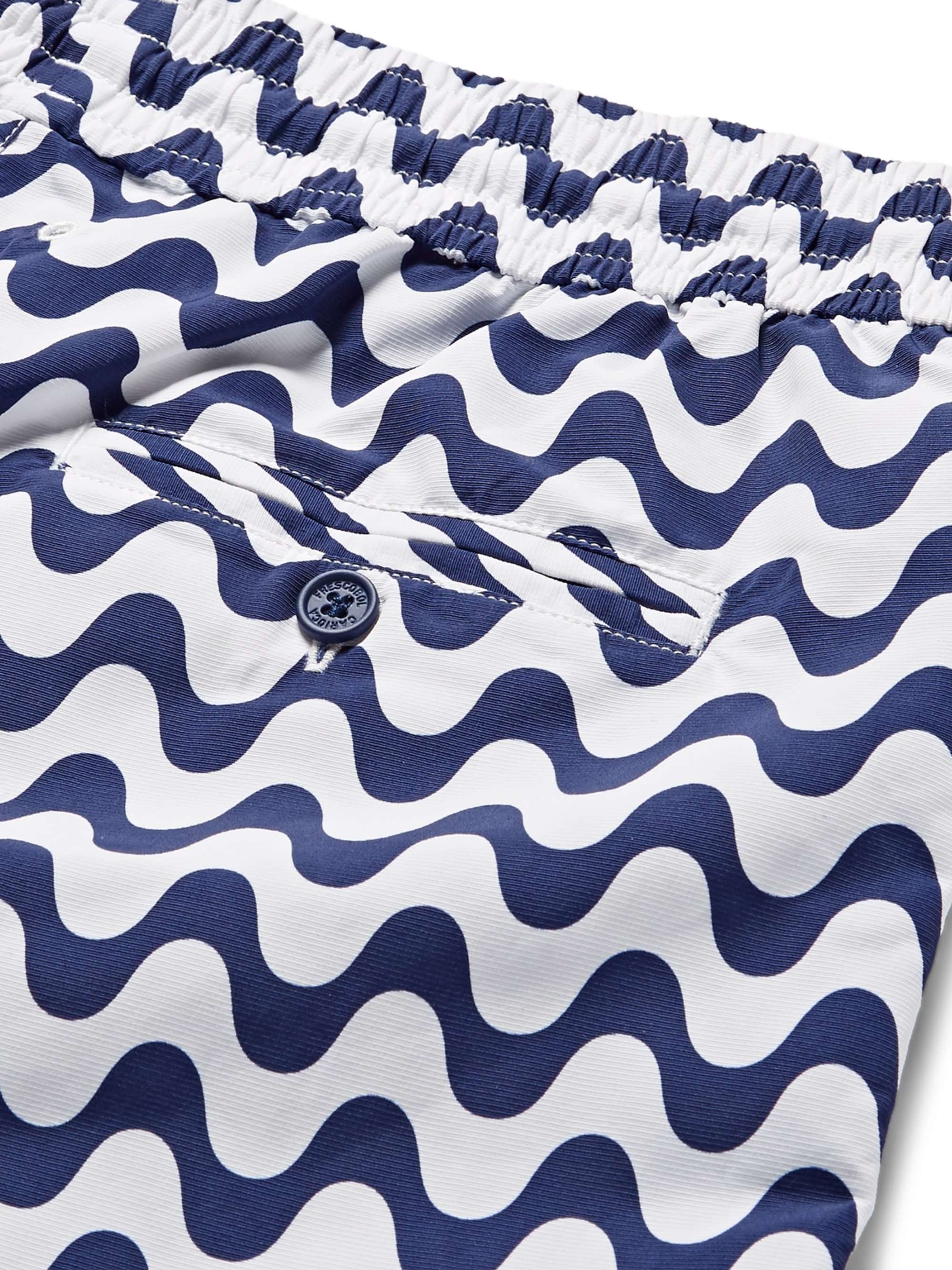 Copacabana Slim-Fit Short-Length Printed Swim Shorts view
