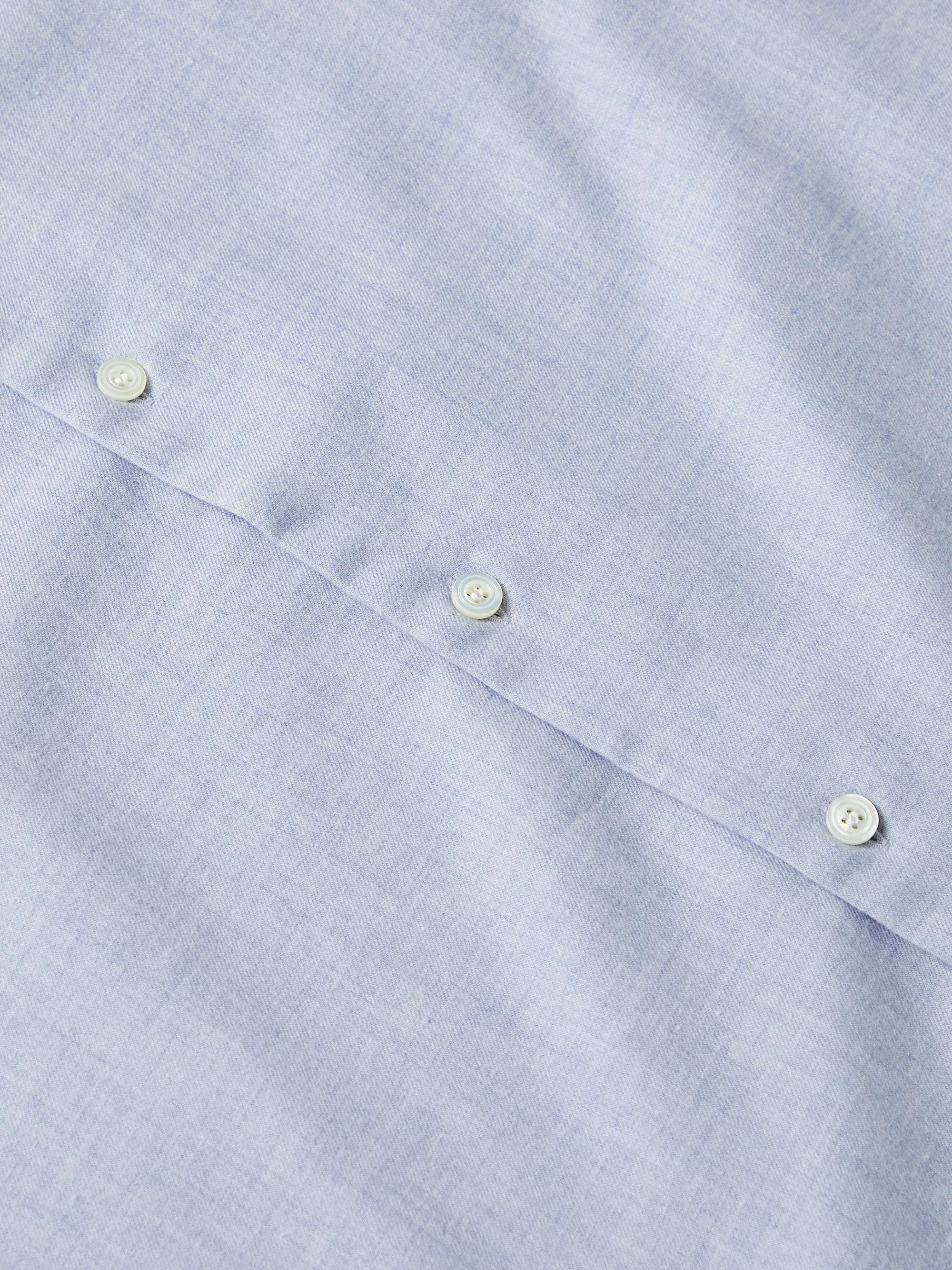Cotton and Wool-Blend Shirt view
