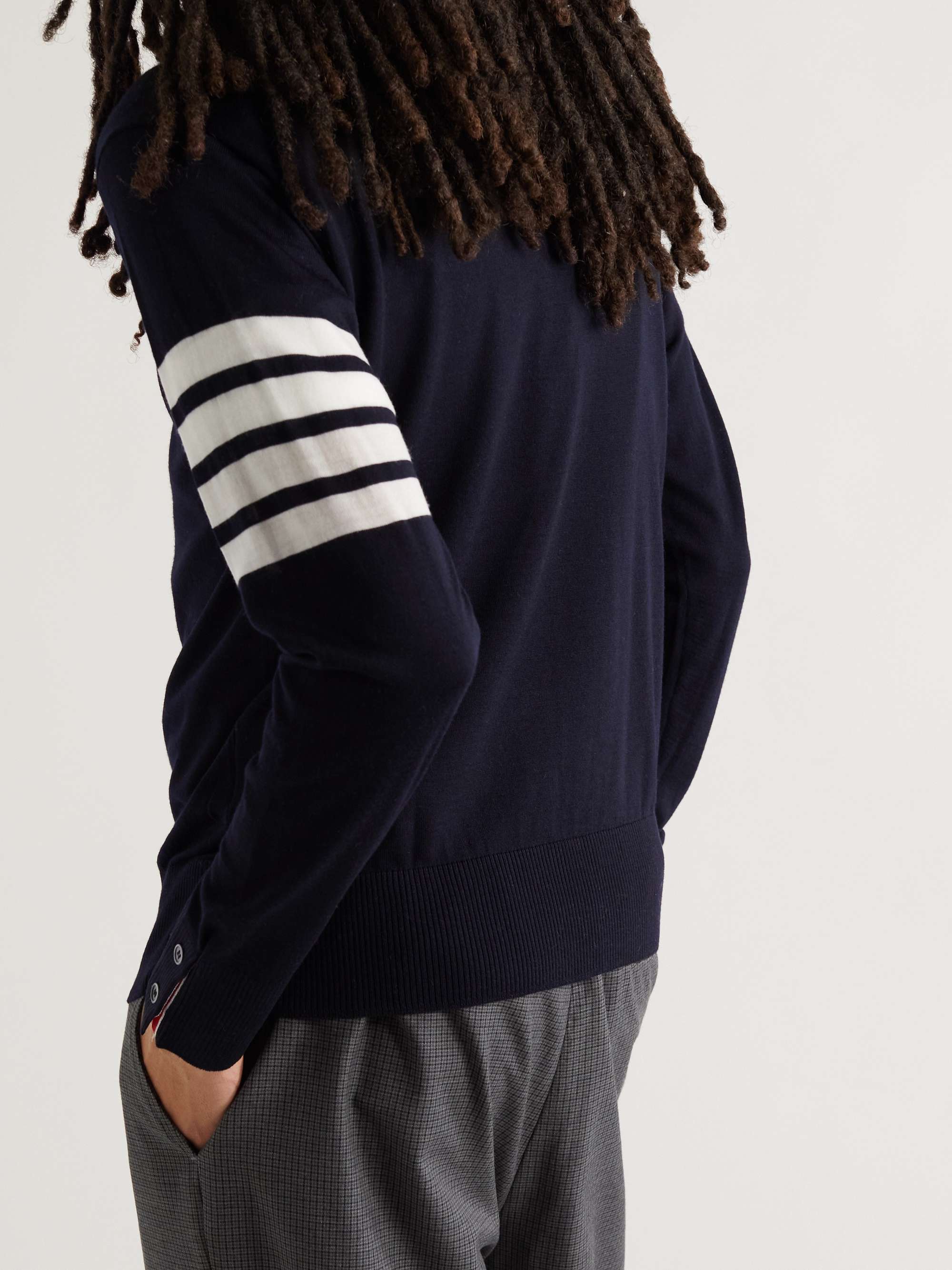 Striped Merino Wool Sweater view