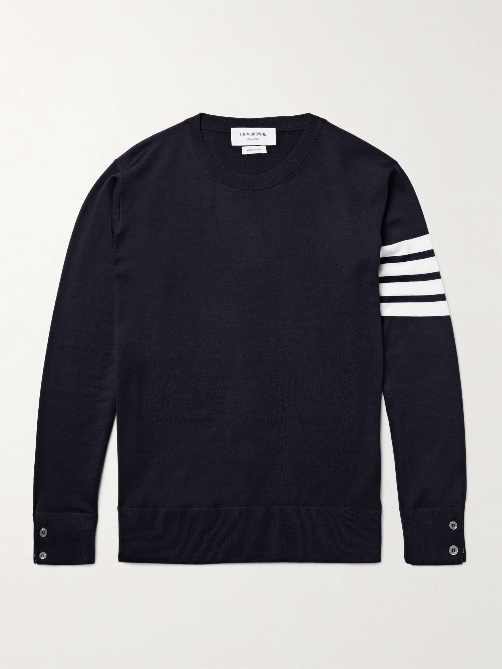 Striped Merino Wool Sweater view