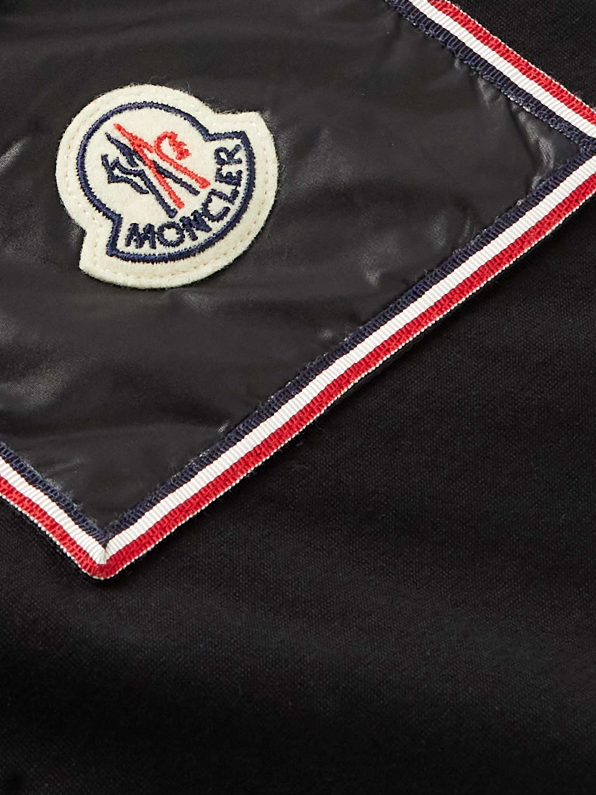 Logo-Appliquéd Shell-Trimmed Cotton-Jersey T-Shirt view