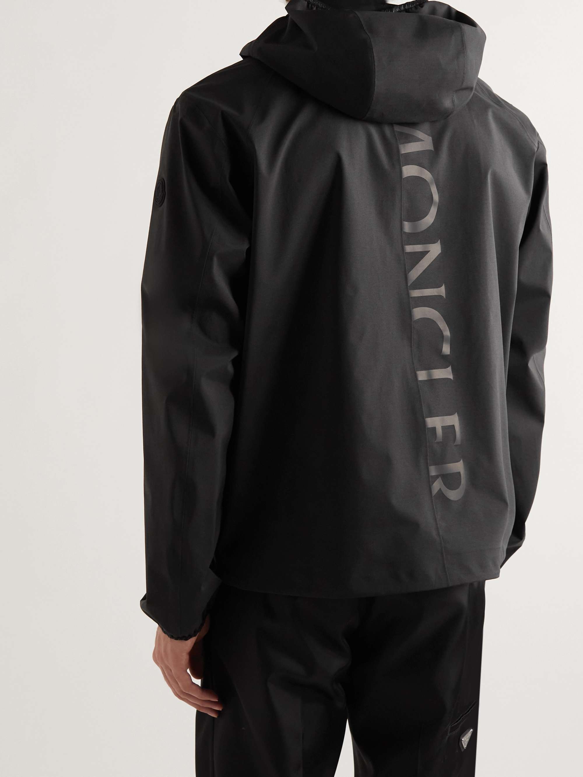 Sattouf Logo-Print Shell Hooded Jacket view