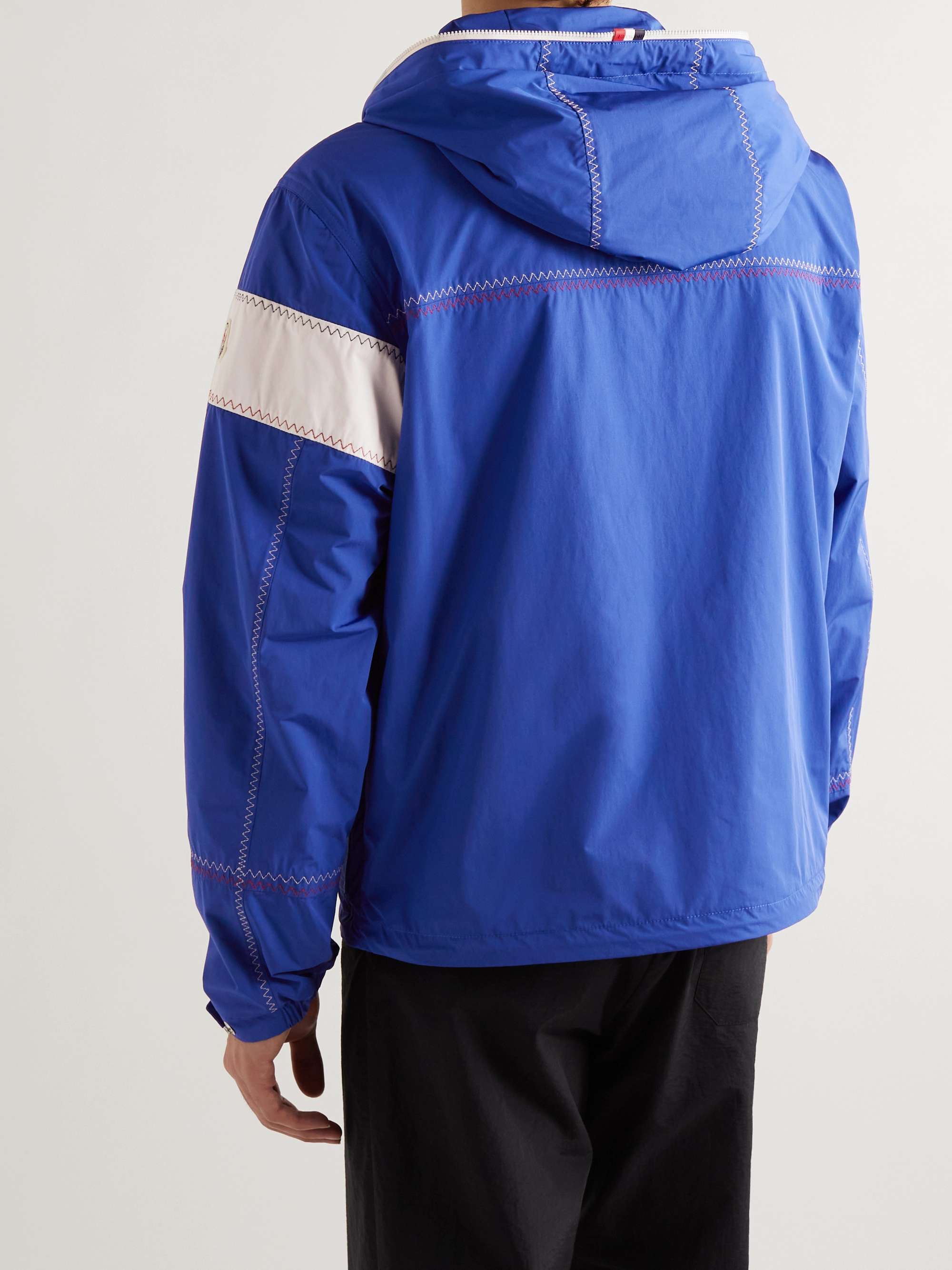 Fujio Logo-Appliquéd Shell Hooded Jacket view