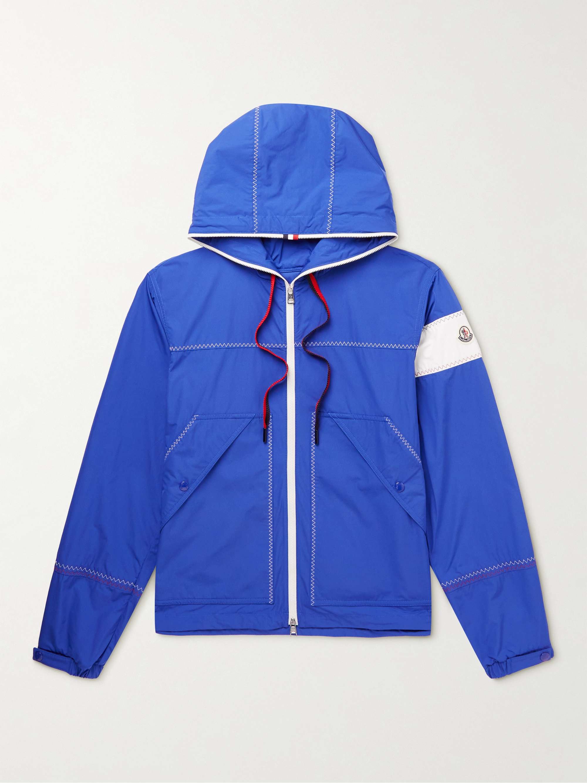 Fujio Logo-Appliquéd Shell Hooded Jacket view