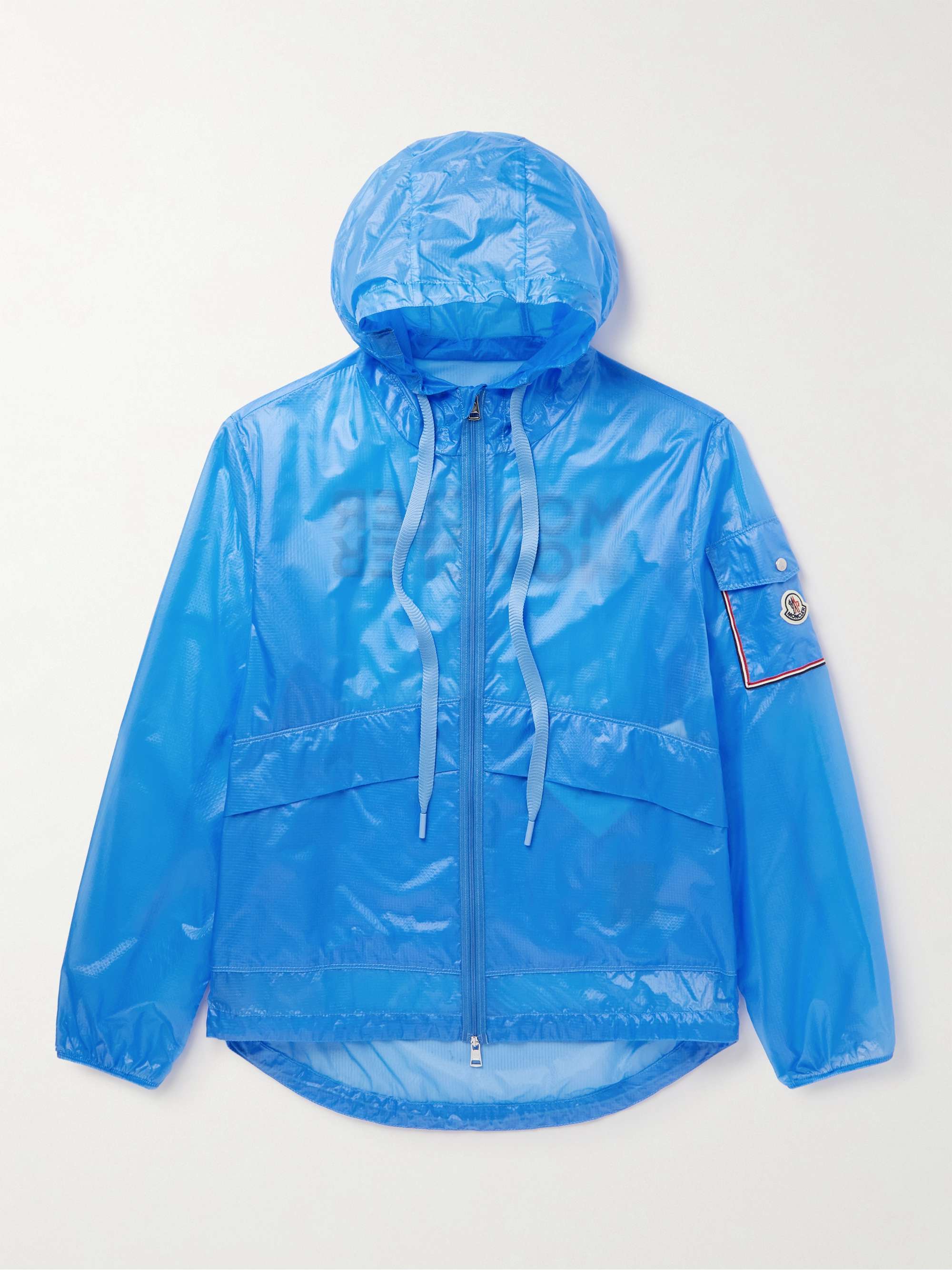 Ebizo Logo-Print Nylon-Ripstop Hooded Jacket view