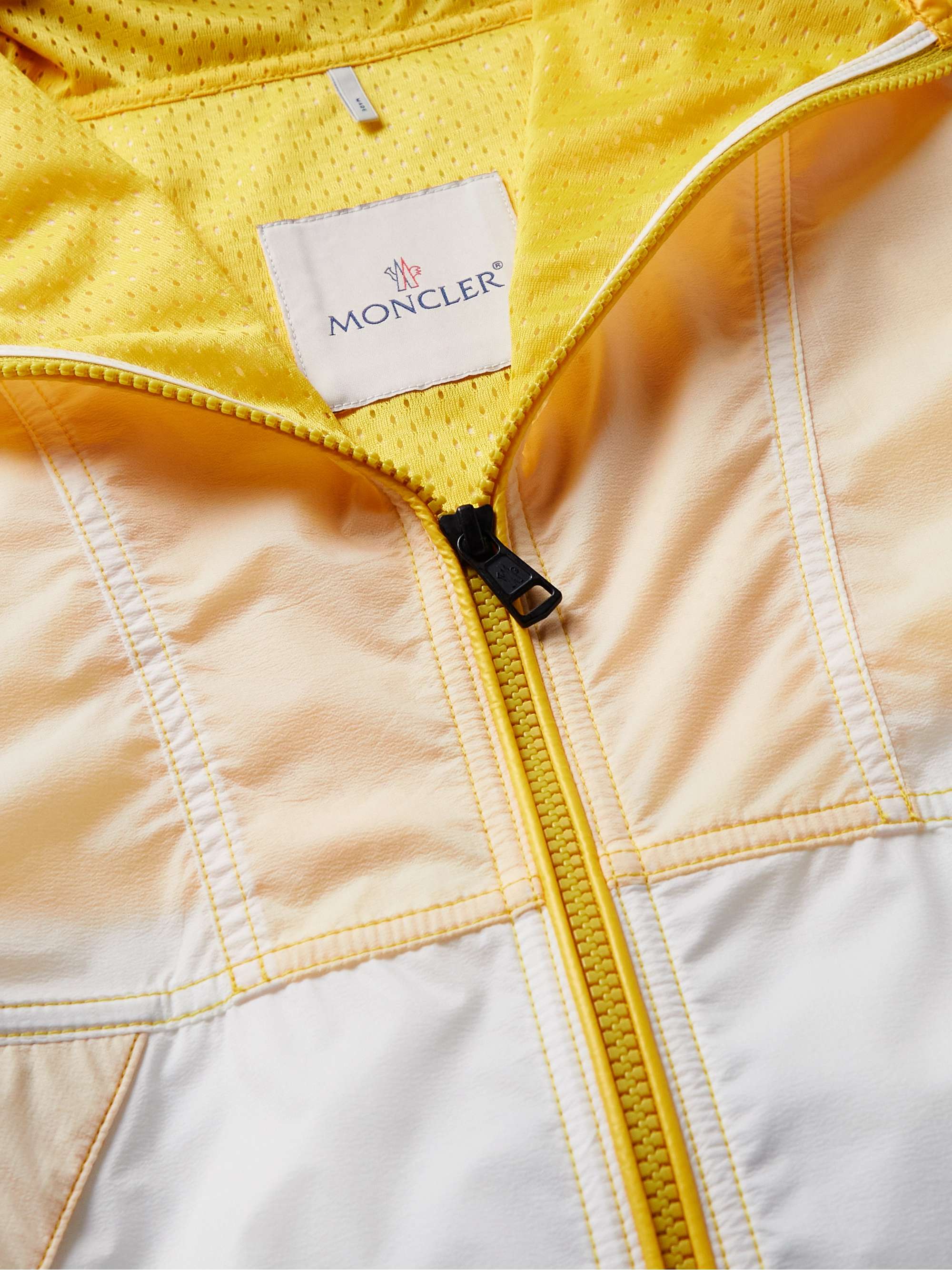 Doi Logo-Appliquéd Webbing-Trimmed Nylon Hooded Jacket view