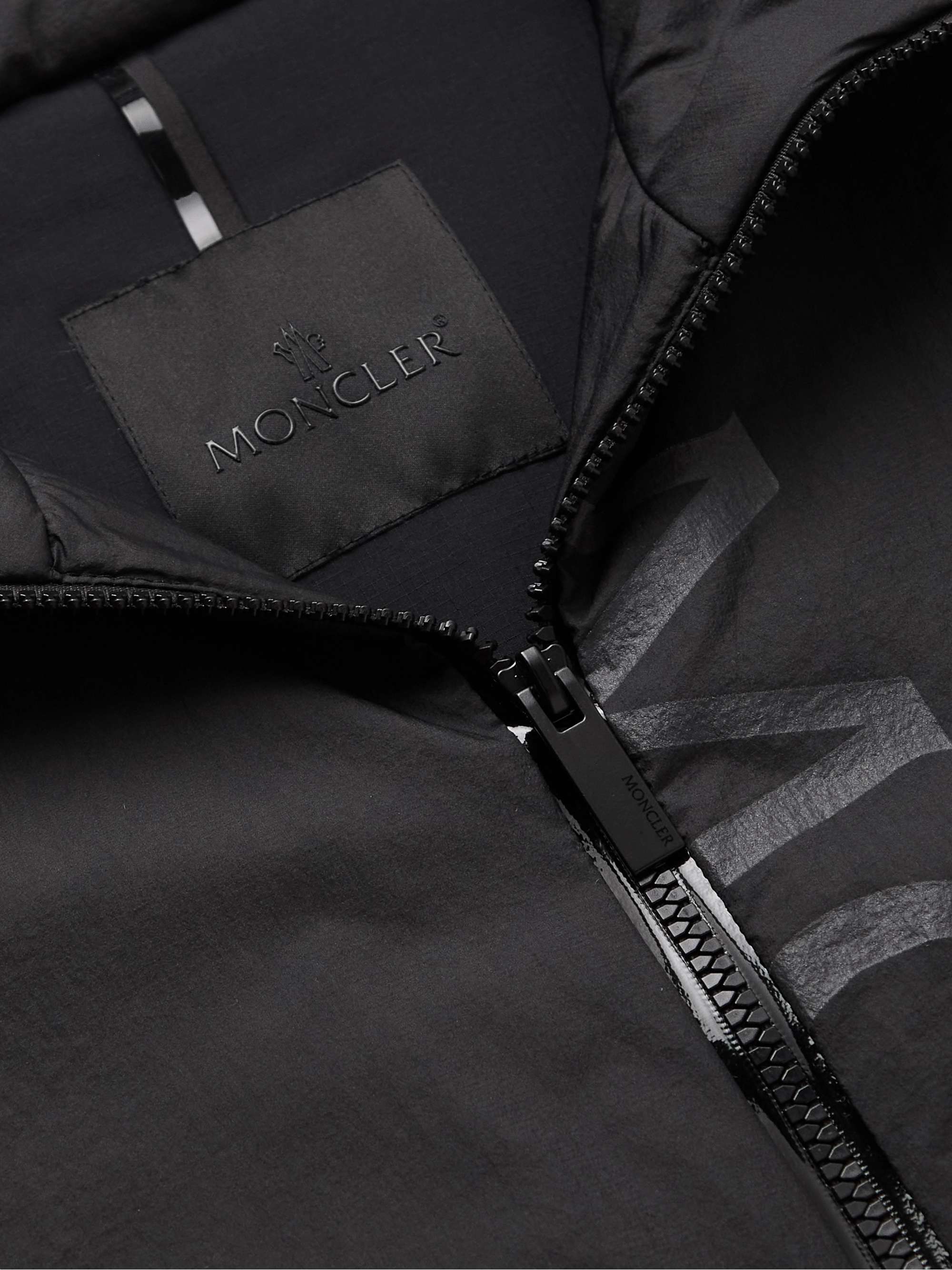 Ichiro Logo-Print Padded Nylon-Ripstop Hooded Jacket view