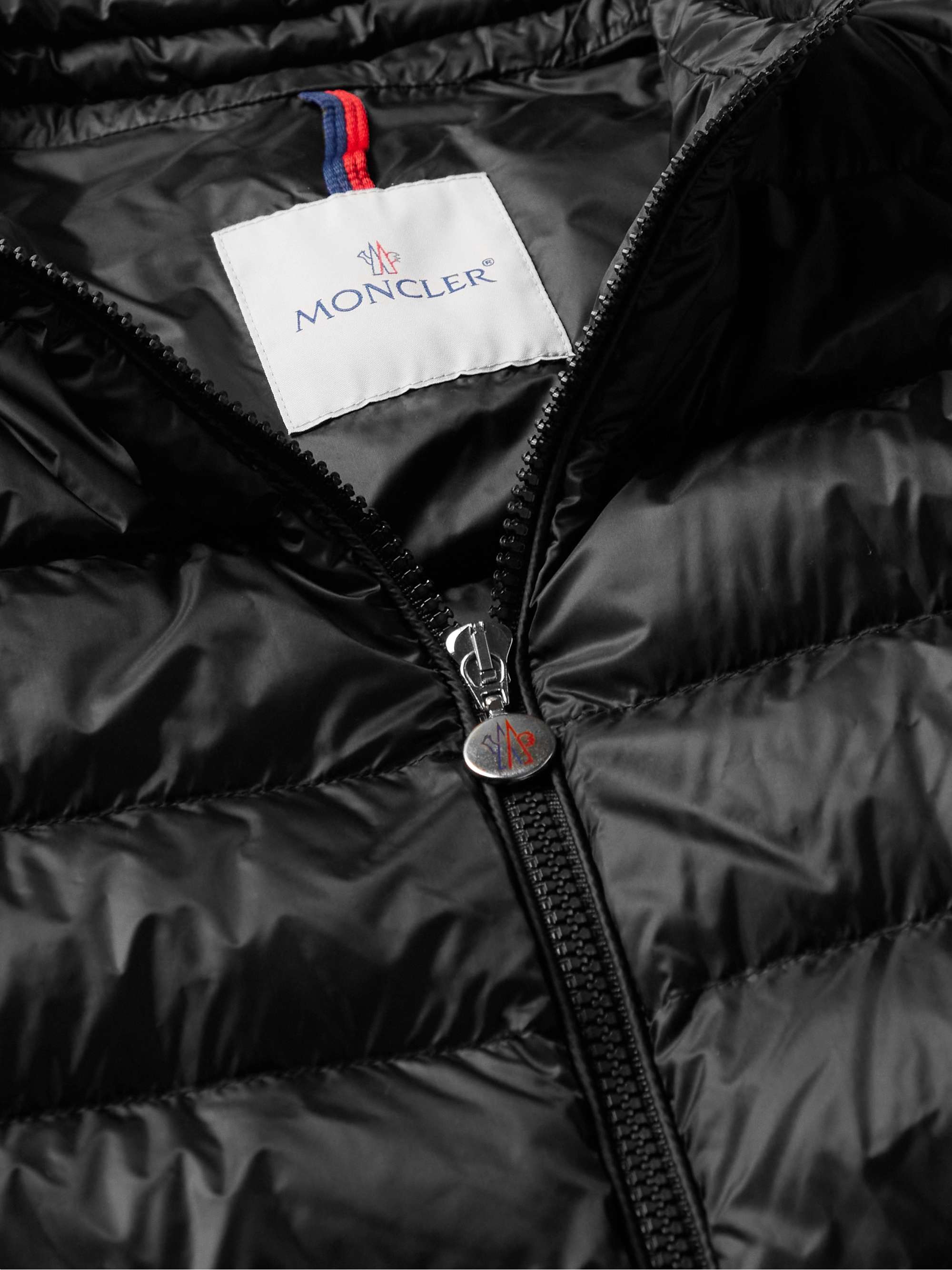 Agay Slim-Fit Logo-Appliquéd Quilted Nylon Down Jacket view