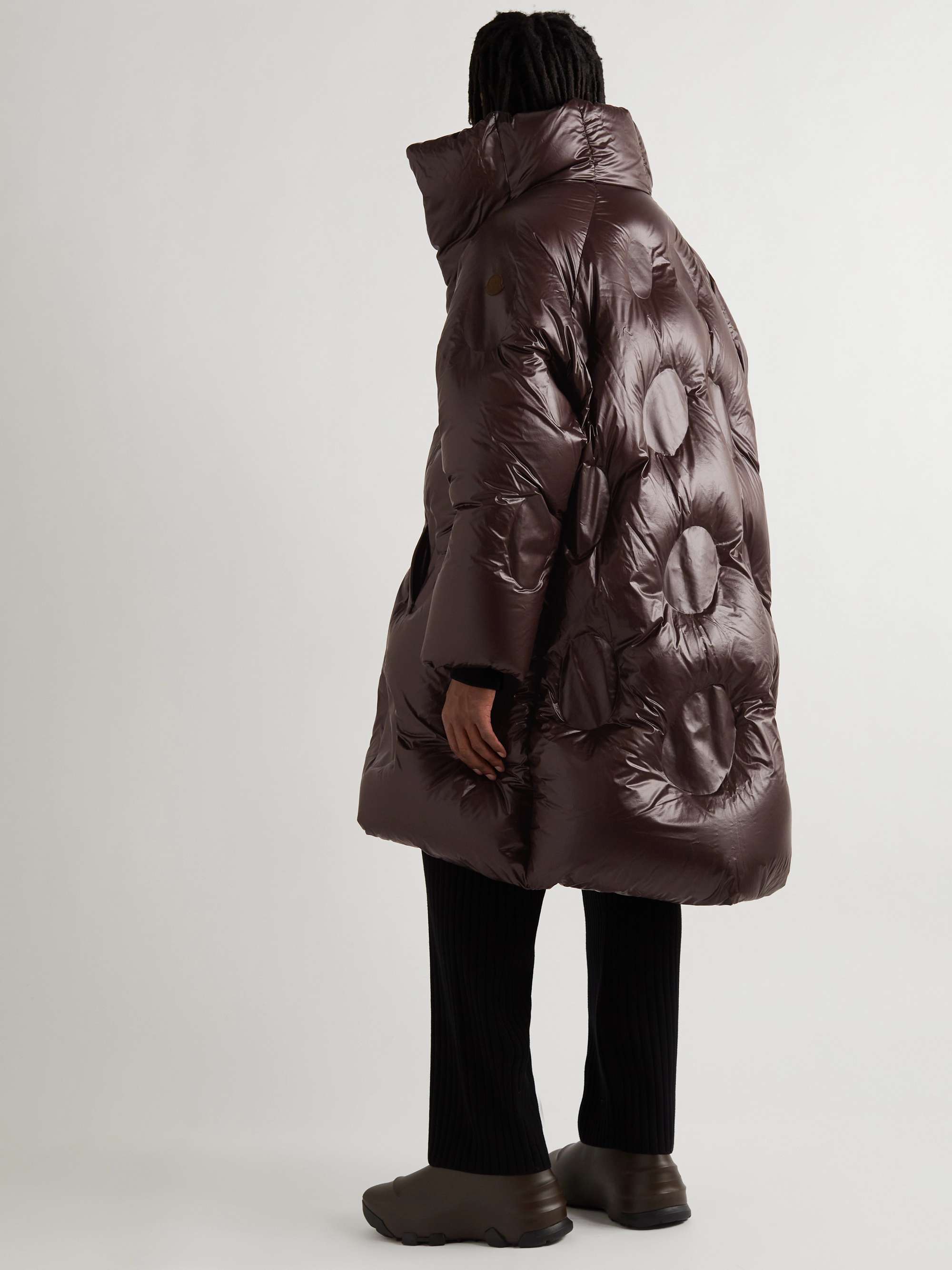 + Dingyun Zhang Iaphia Oversized Quilted Glossed-Shell Hooded Down Coat view