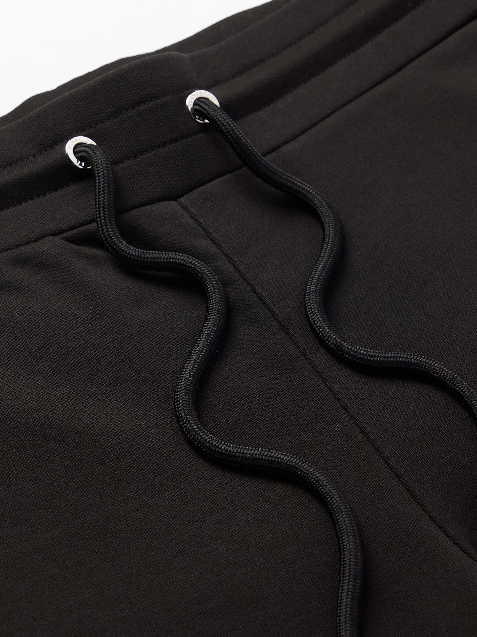 Tapered Striped Cotton-Jersey Sweatpants view