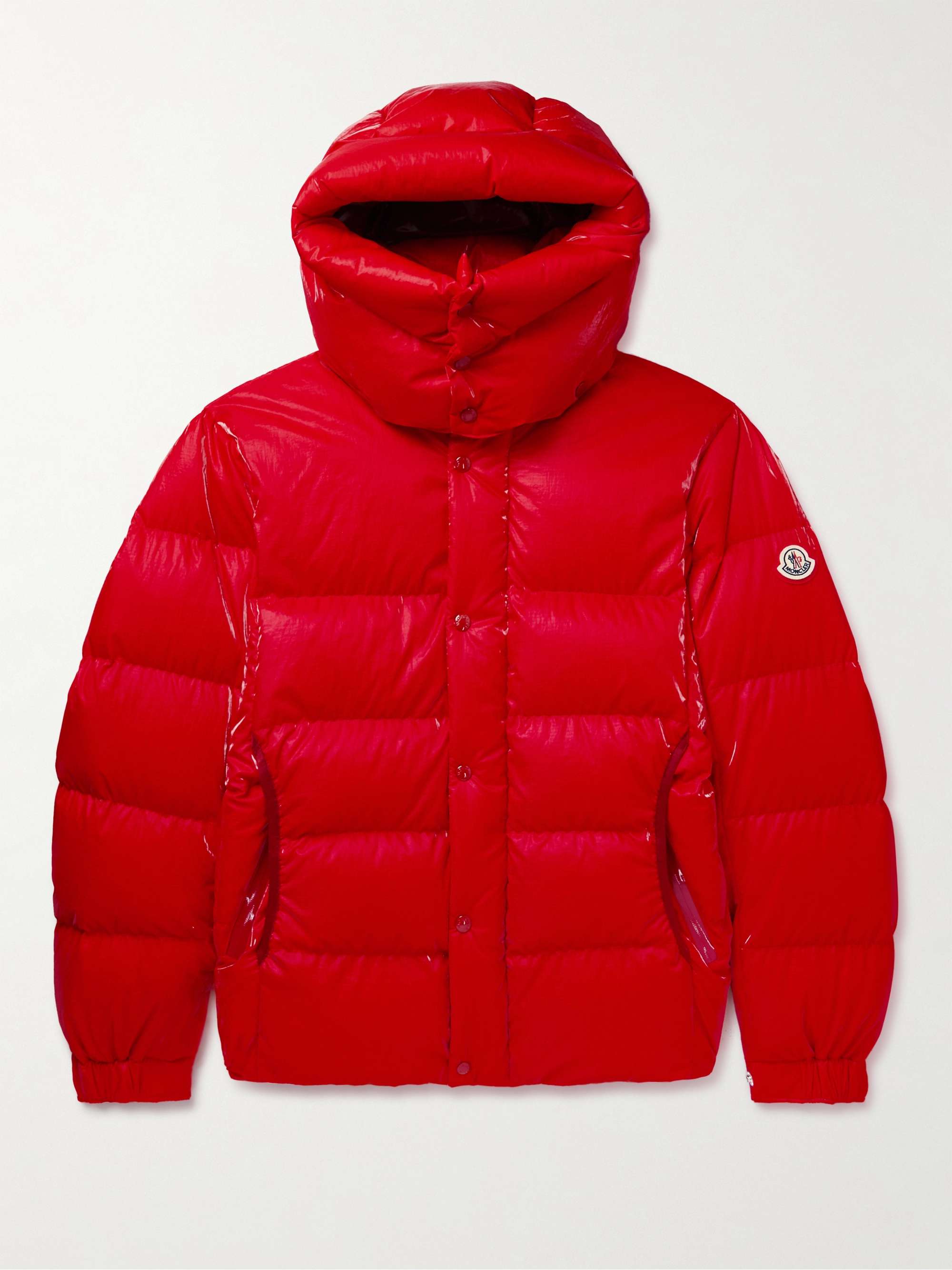 Verdon Quilted Coated Nylon-Ripstop Down Hooded Jacket view