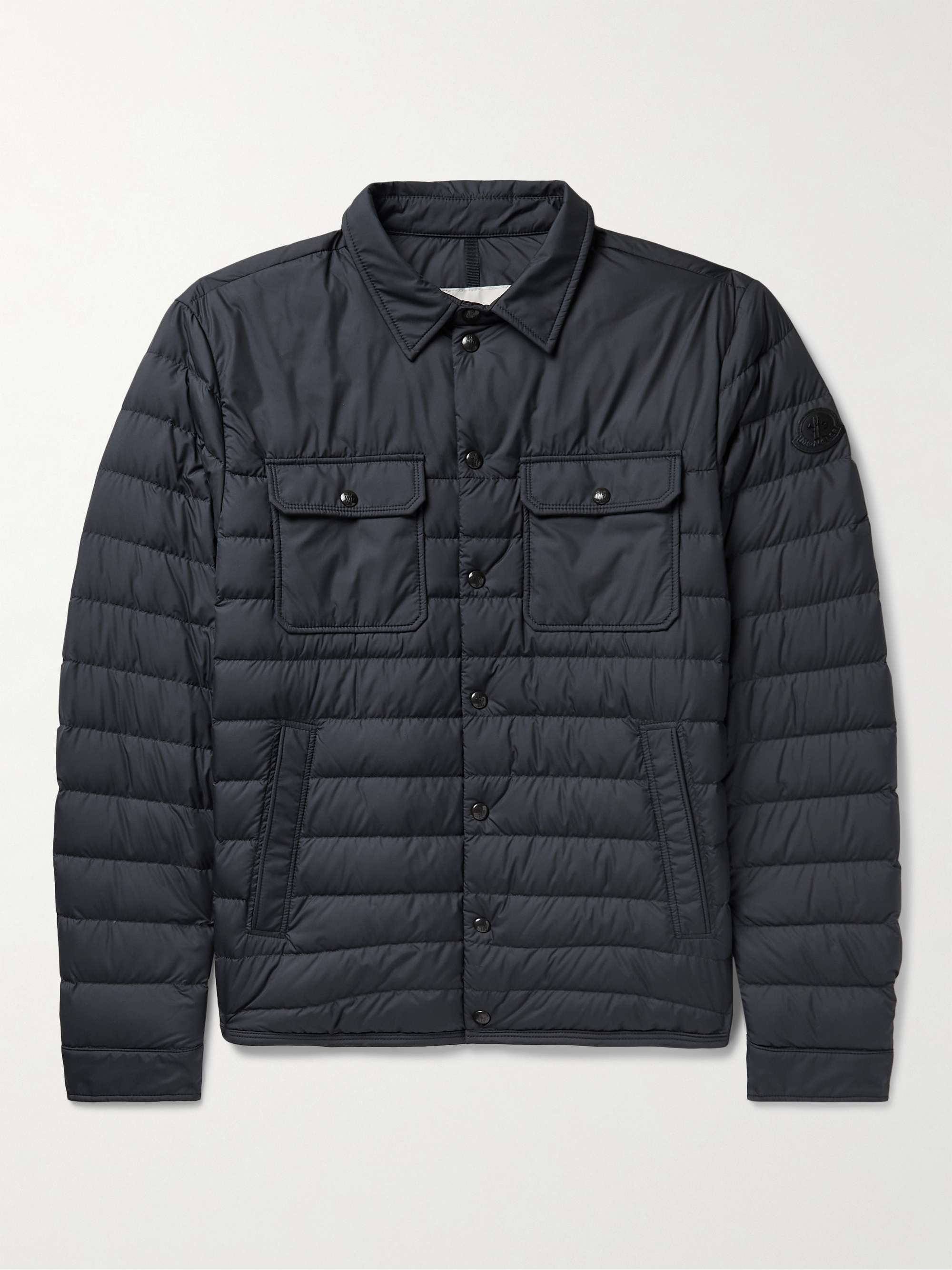 Sanary Logo-Appliquéd Quilted Shell Down Jacket view