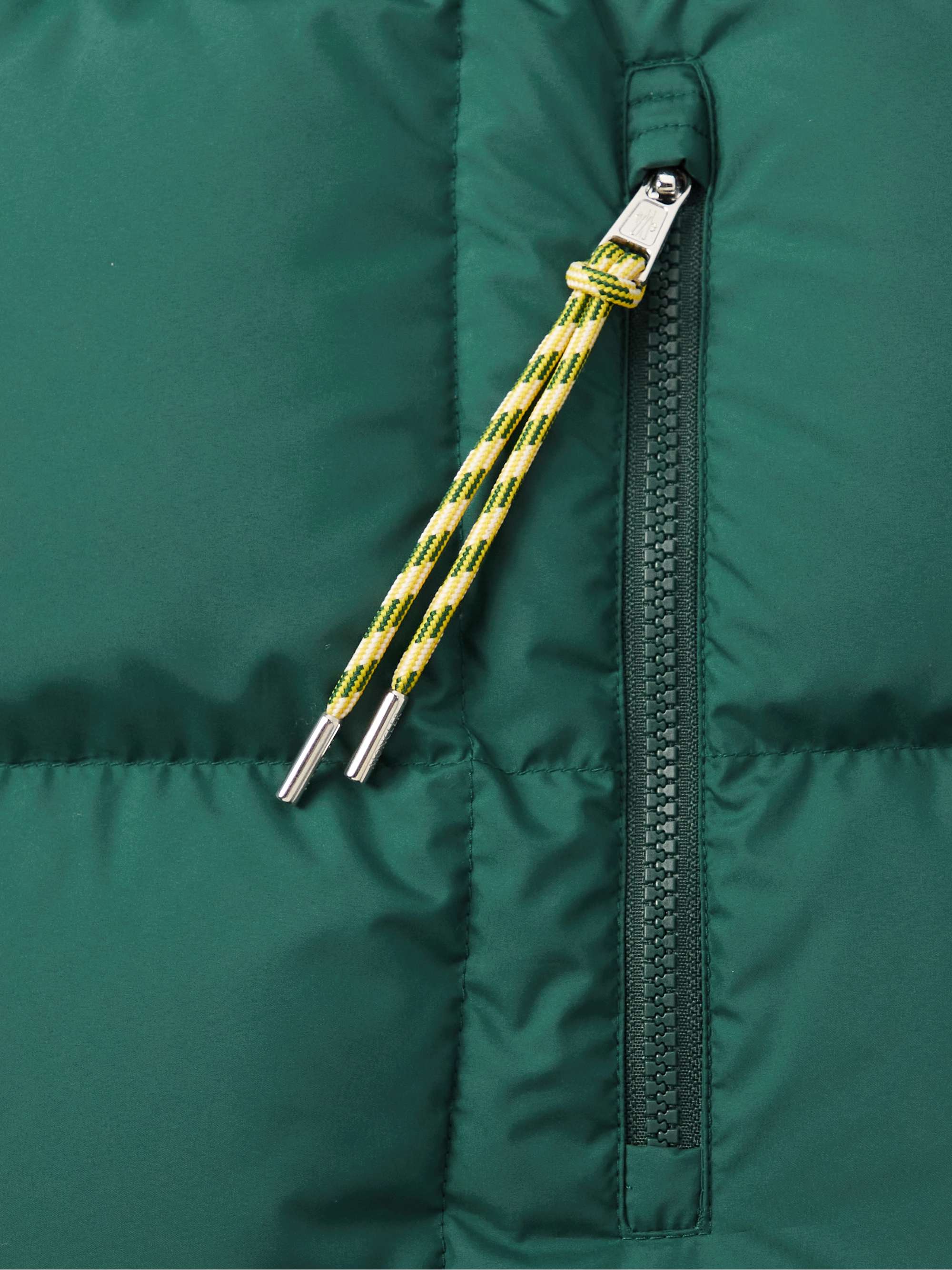 Mariveles Logo-Appliquéd Quilted Shell Hooded Down Jacket view