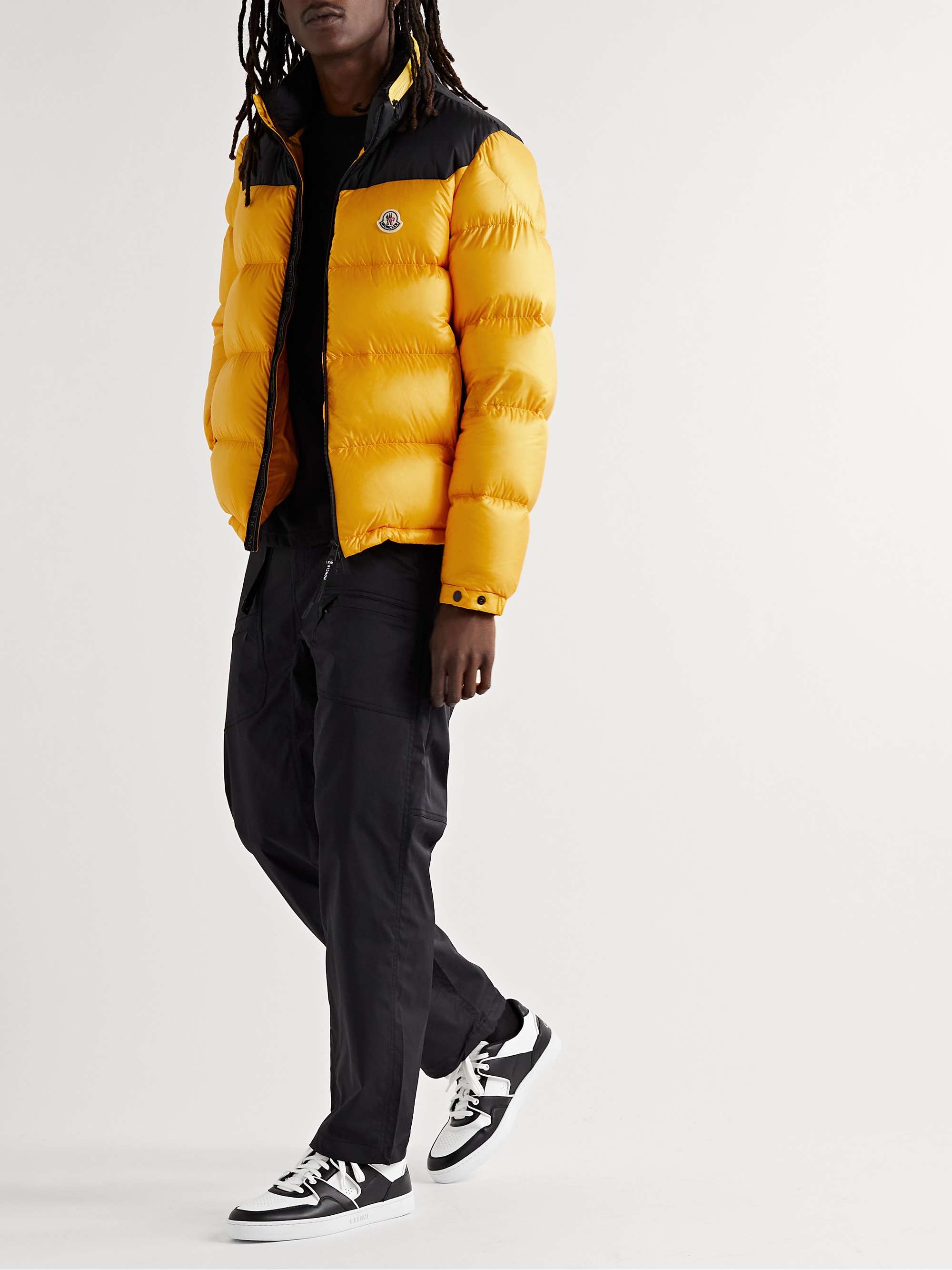 Peuplier Logo-Appliquéd Quilted Shell and Ripstop Down Hooded Jacket view