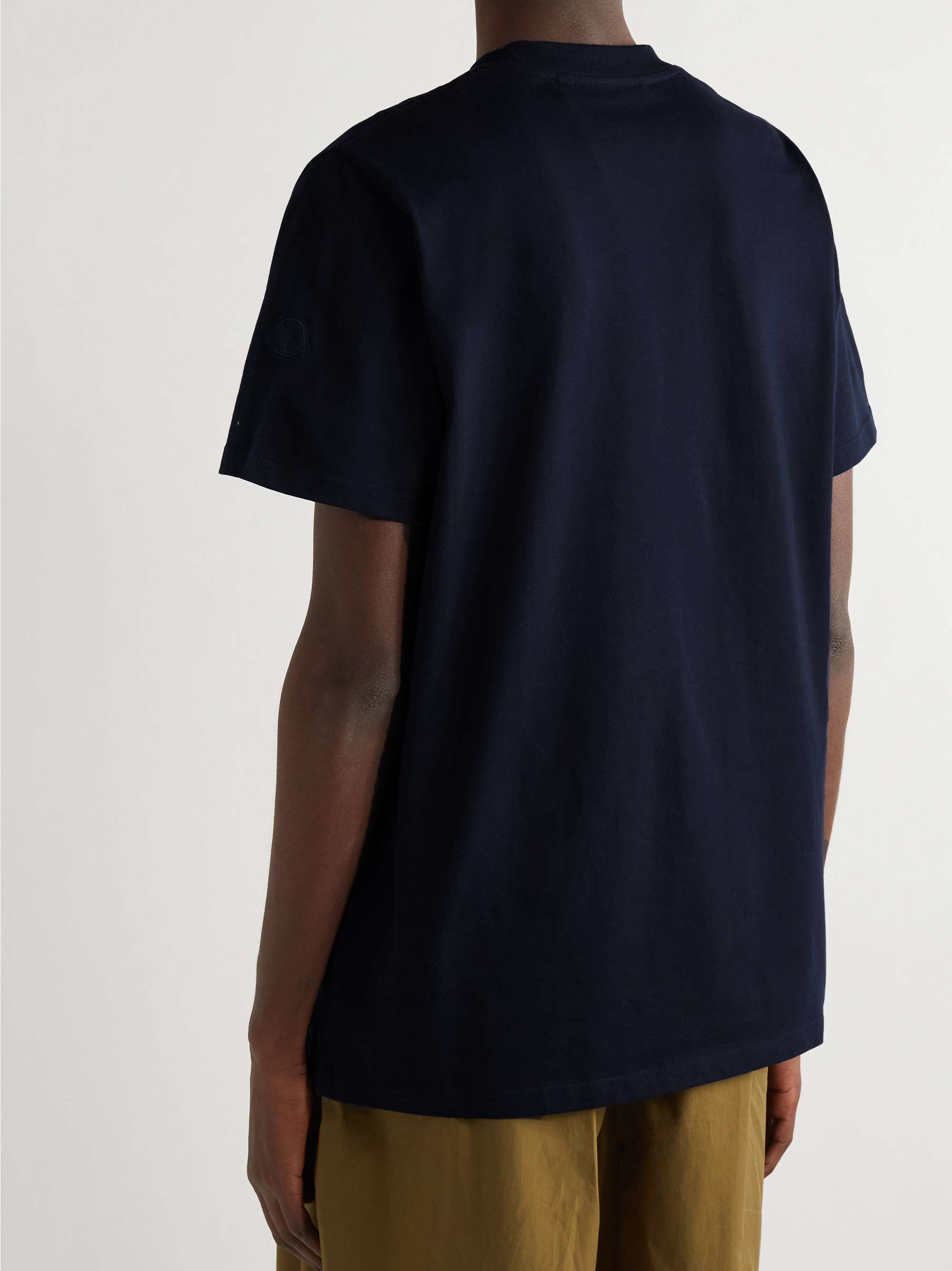 2 Moncler 1952 Logo-Print Cotton-Jersey T-Shirt view