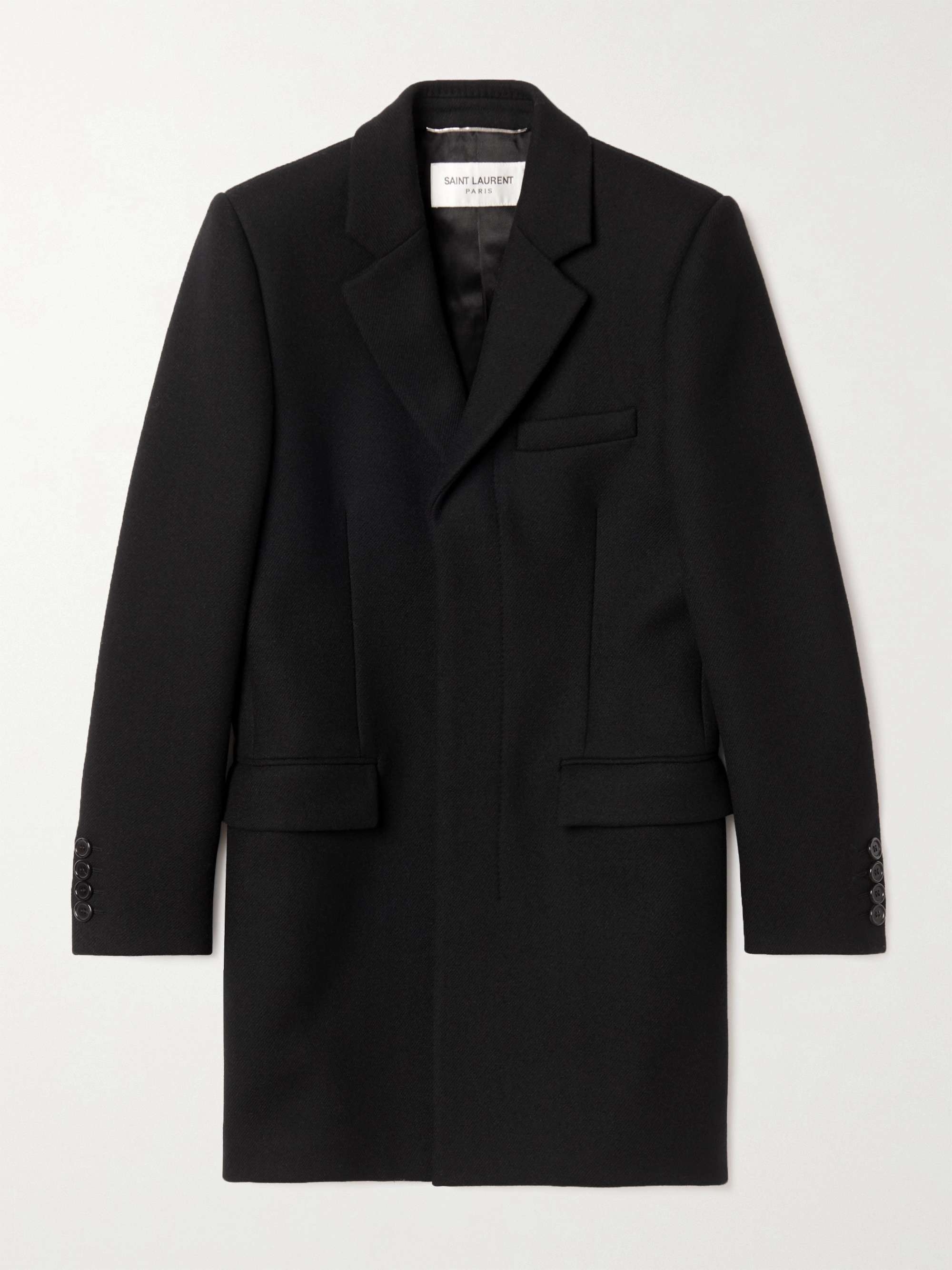 Slim-Fit Wool Coat view