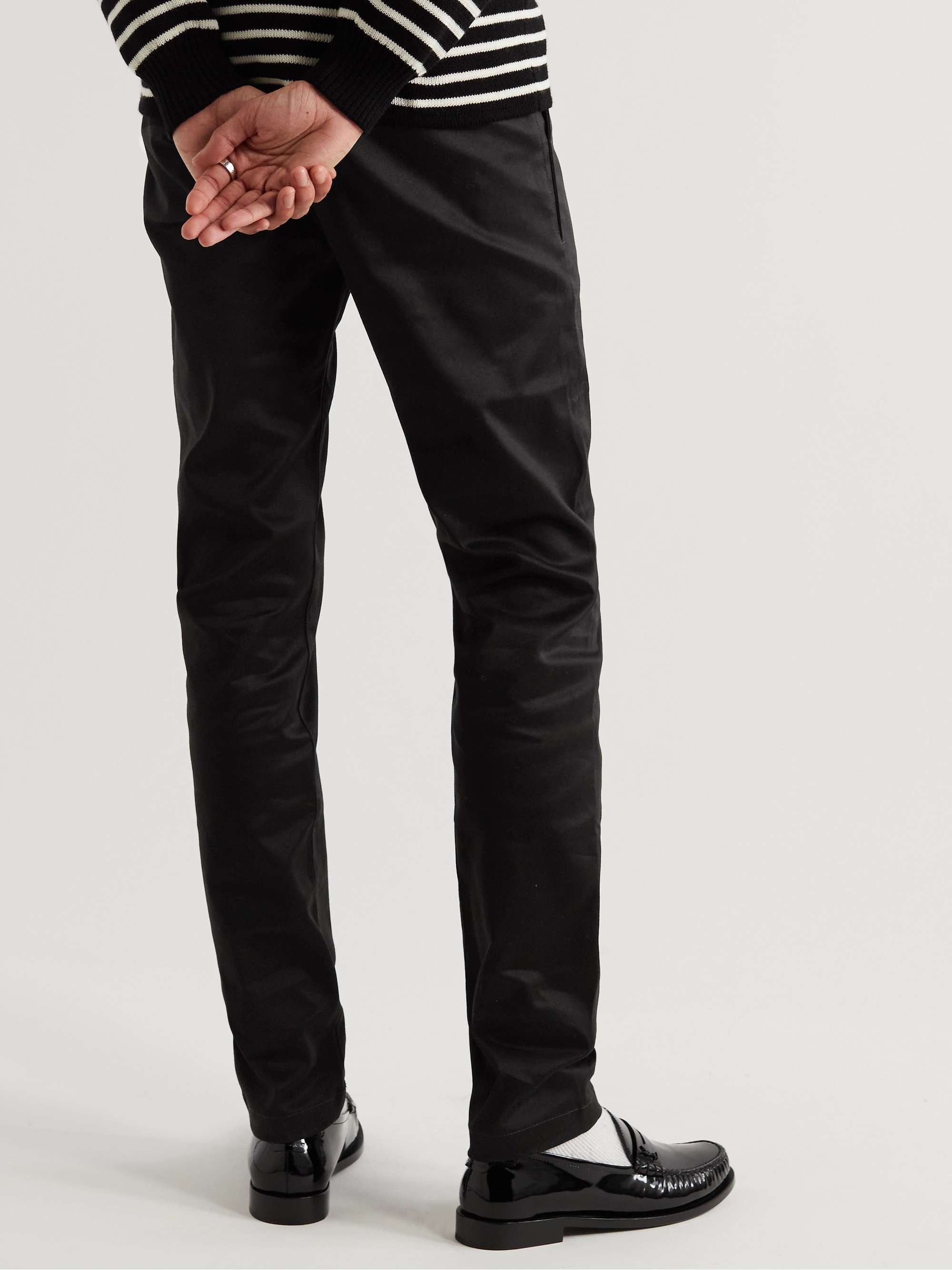 Slim-Fit Cotton-Blend Twill Chinos view