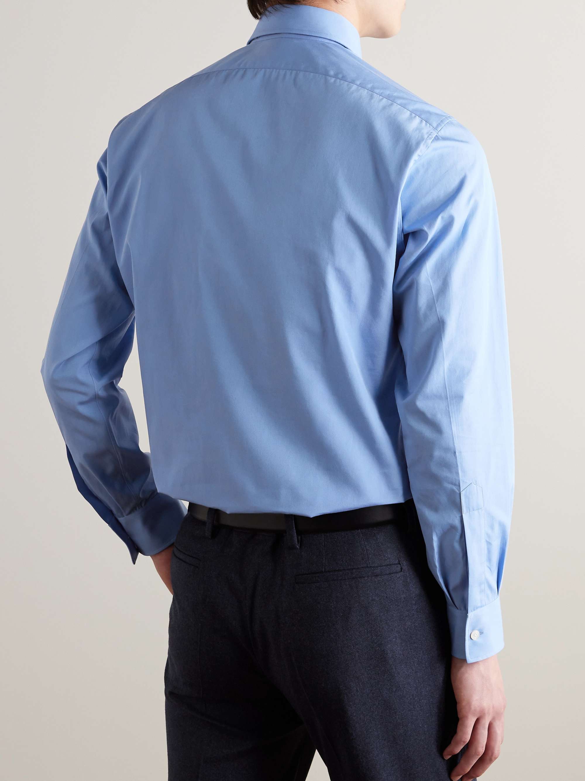 Blue Cotton Shirt view
